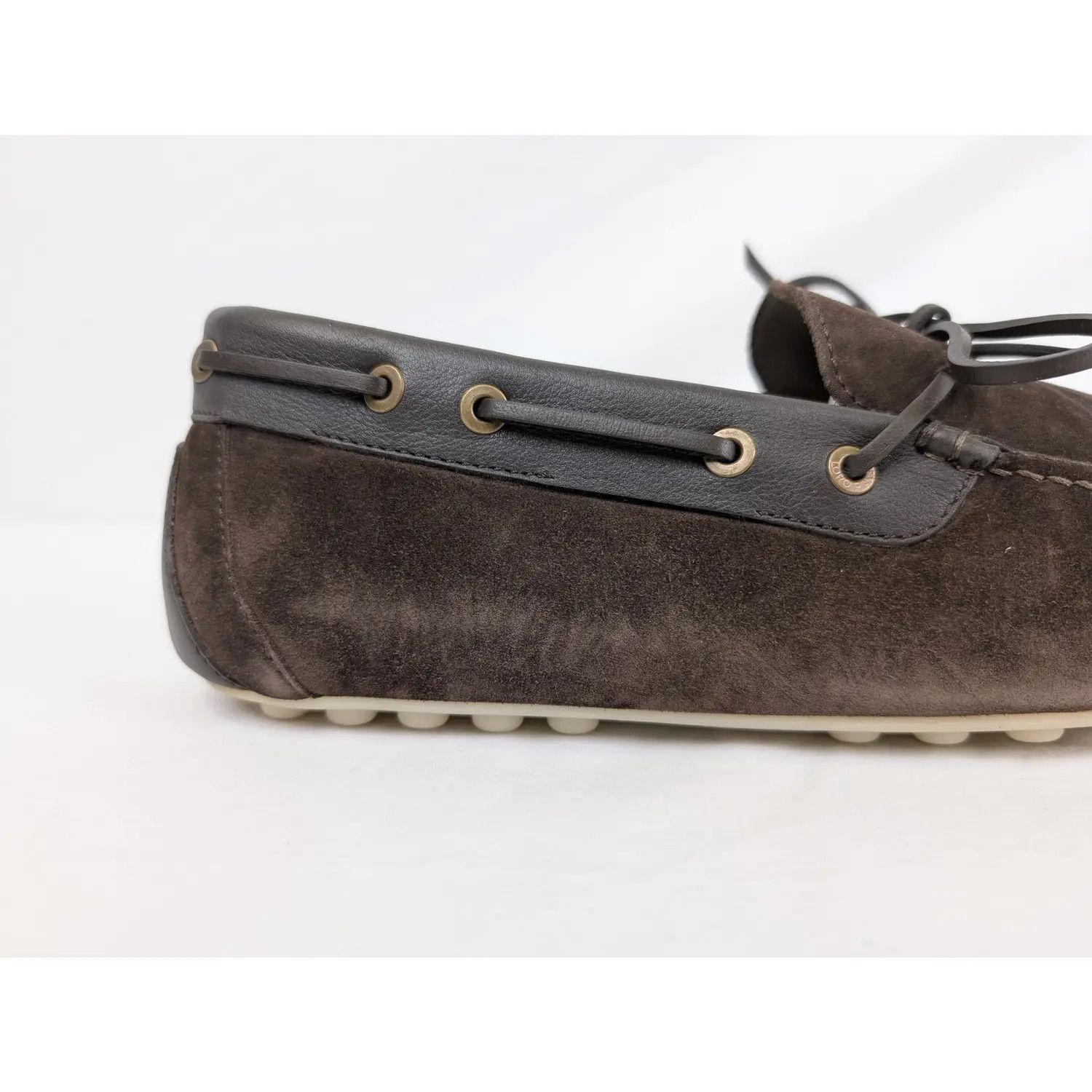 Loro Piana o1srvl11e0825 Dot Sole Walk Suede Loafers in Chocolate Brown Size US 8 / EU 41 - 5 Thumbnail