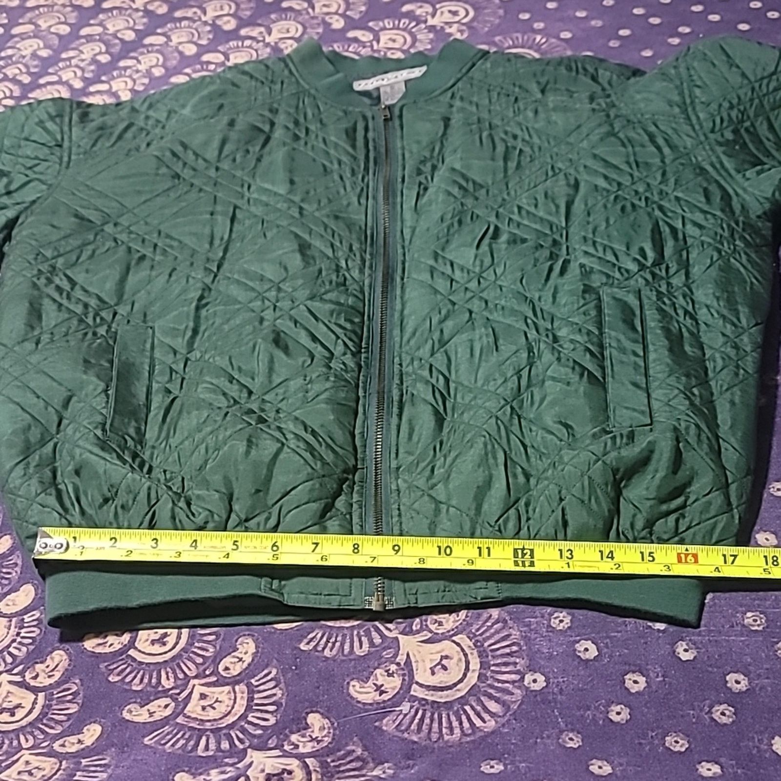 Robert Stock Rico y Suave Silk Quilted Bomber Jacket 90s-supreme Size L / US 10 / IT 46 - 10 Thumbnail