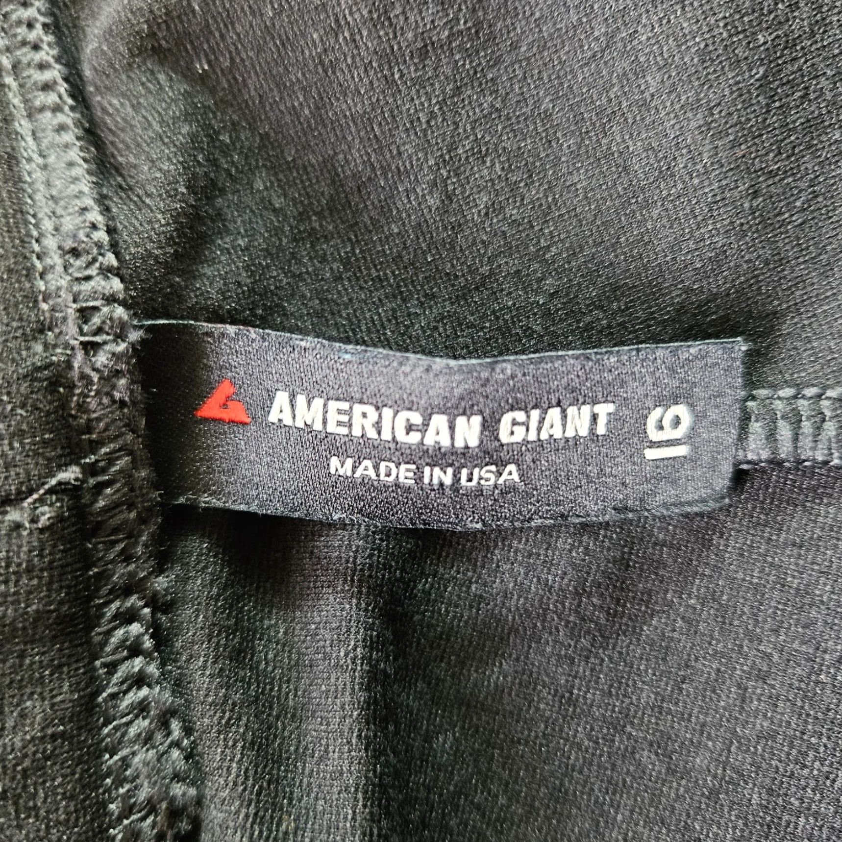 Vintage American Giant Womens Cropped Pants Sz 16 Black Mid Rise Pull On Size 38" / US 16 / IT 52 - 7 Thumbnail