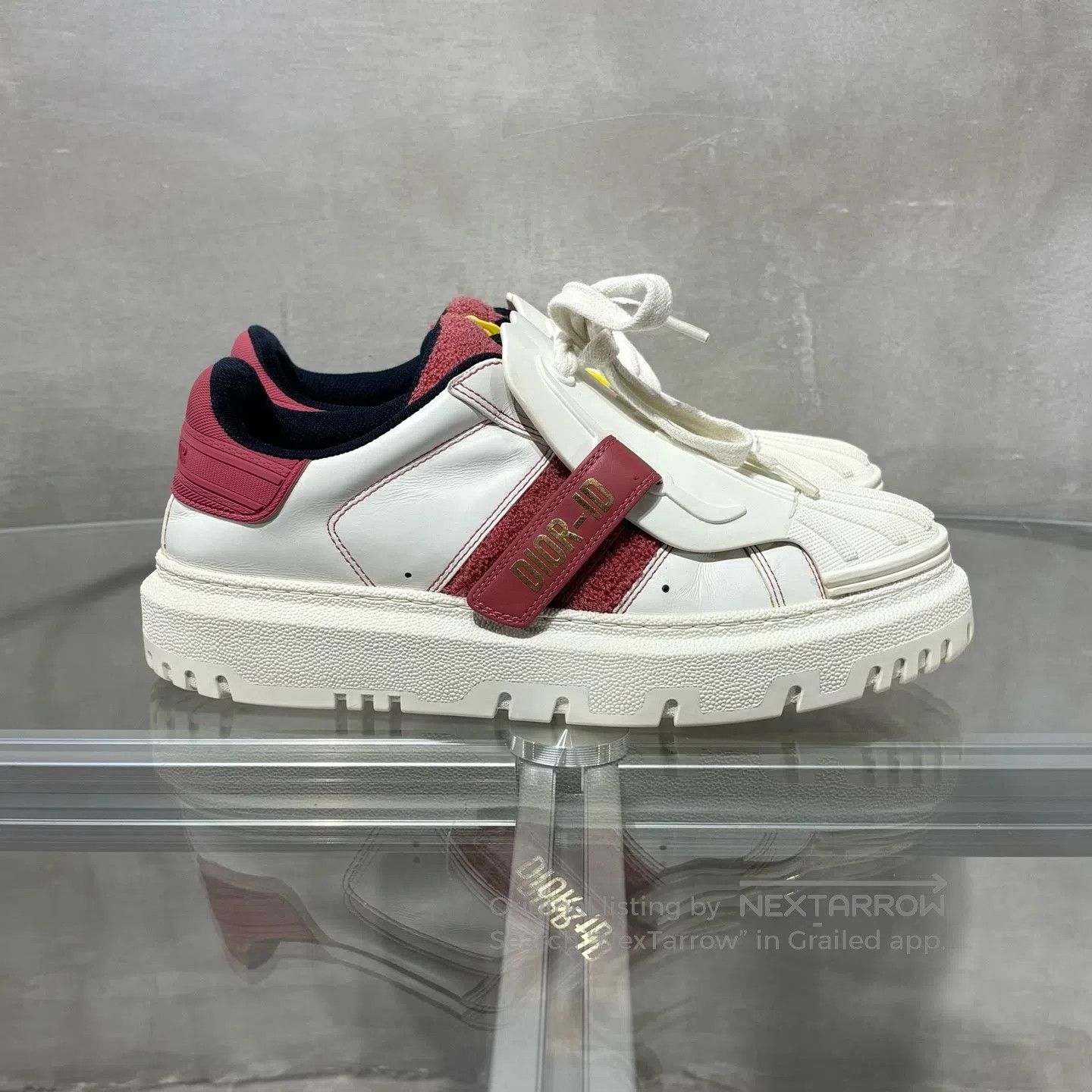 Dior Dior Shell-headboard shoes White-red Size US 6.5 / IT 36.5 - 4 Thumbnail