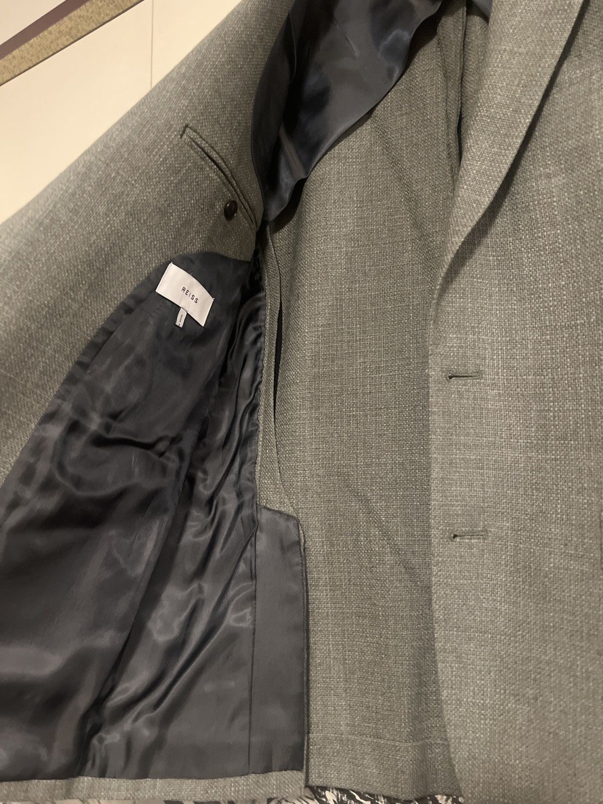 Reiss Sage Reiss Wool Blend Blazer 38 Attire Size 38R - 3 Thumbnail
