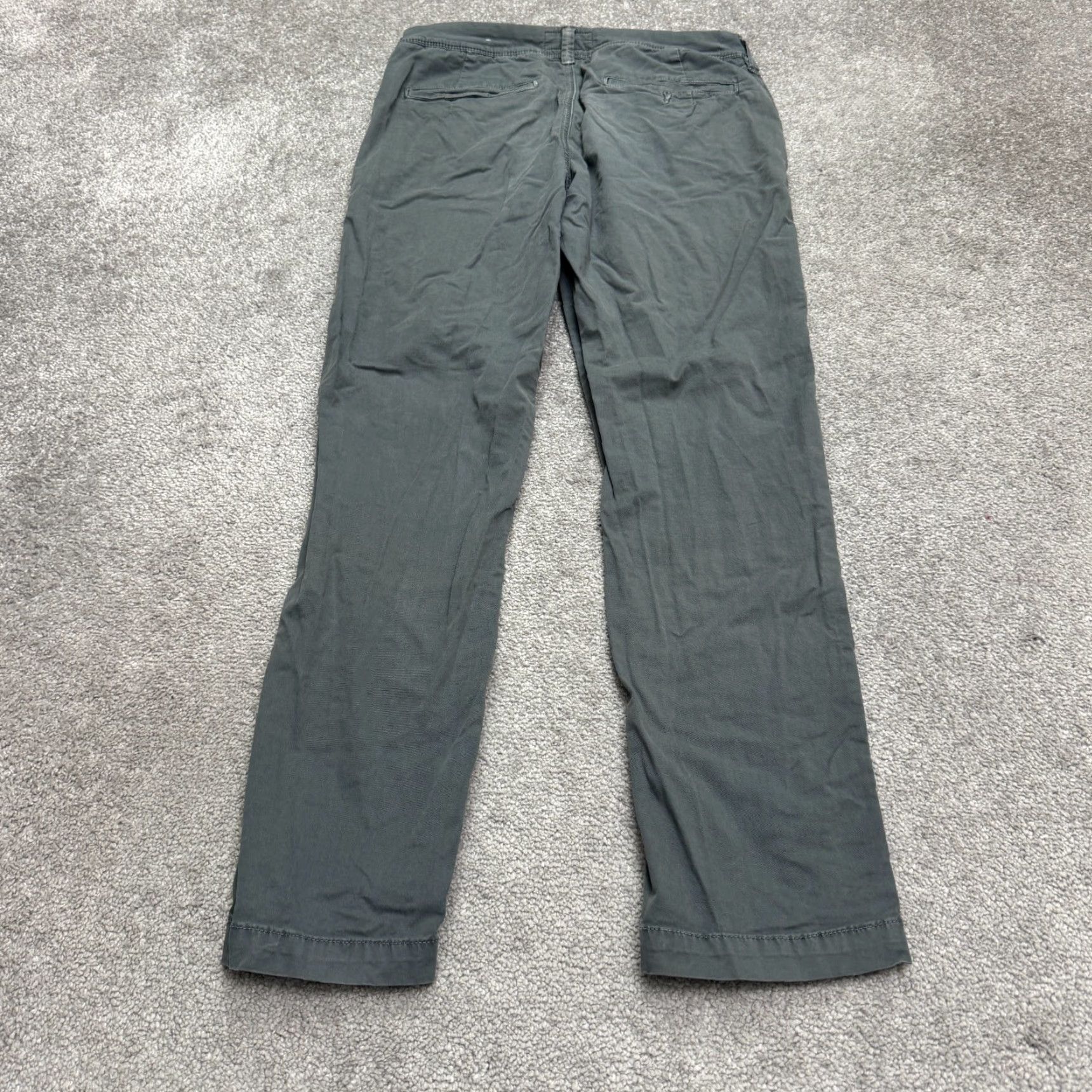 American Eagle Outfitters VINTAGE American Eagle Outfitters Slim Fit Pants Men 30x29 Gray Casual Chino Size US 30 / EU 46 - 2 Thumbnail