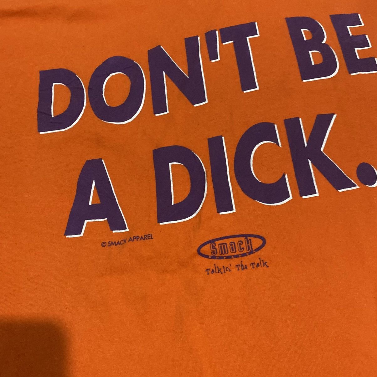Vintage Vintage Rare Parody Tee Dont be Dick Size US L / EU 52-54 / 3 - 5 Thumbnail