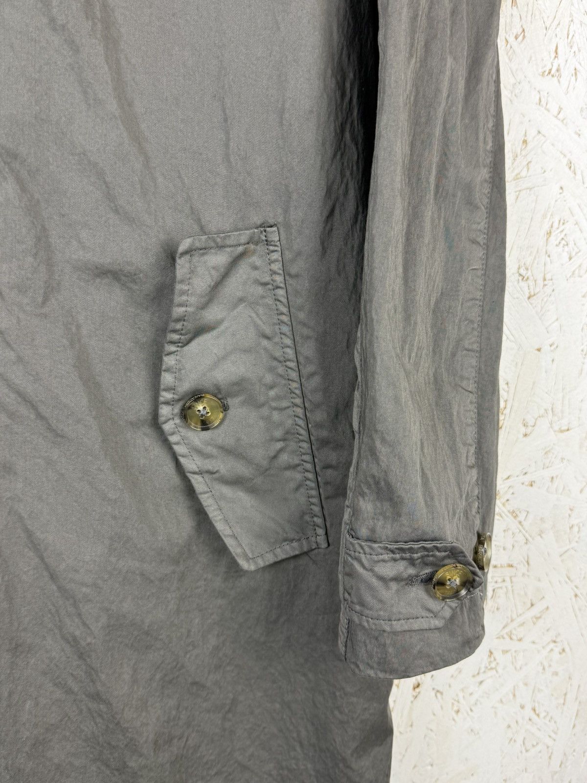 Baracuta Baracuta G10 Garment Dyed Rain Coat Grey Size 38 Size US M / EU 48-50 / 2 - 2 Thumbnail