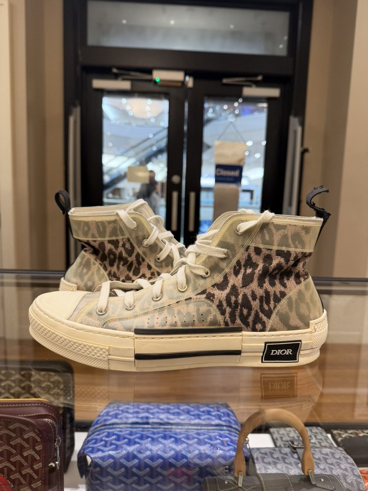 Dior Dior B23 High Top Sneaker - Leopard Print Size US 10 / EU 43 - 2 Thumbnail