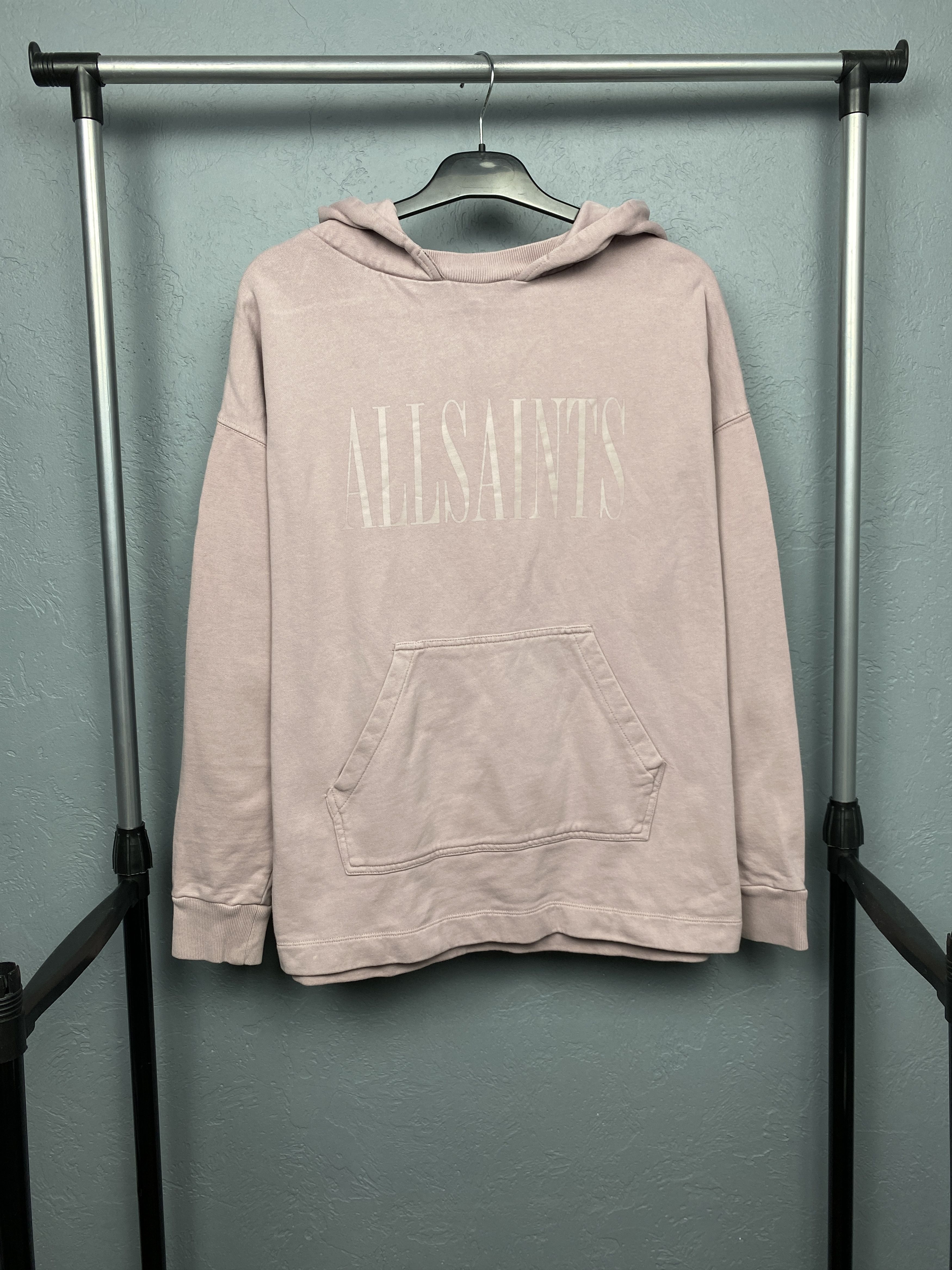 Allsaints Allsaints Womens Etie Big Logo Hoodie Size S / US 4 / IT 40 - 1 Thumbnail