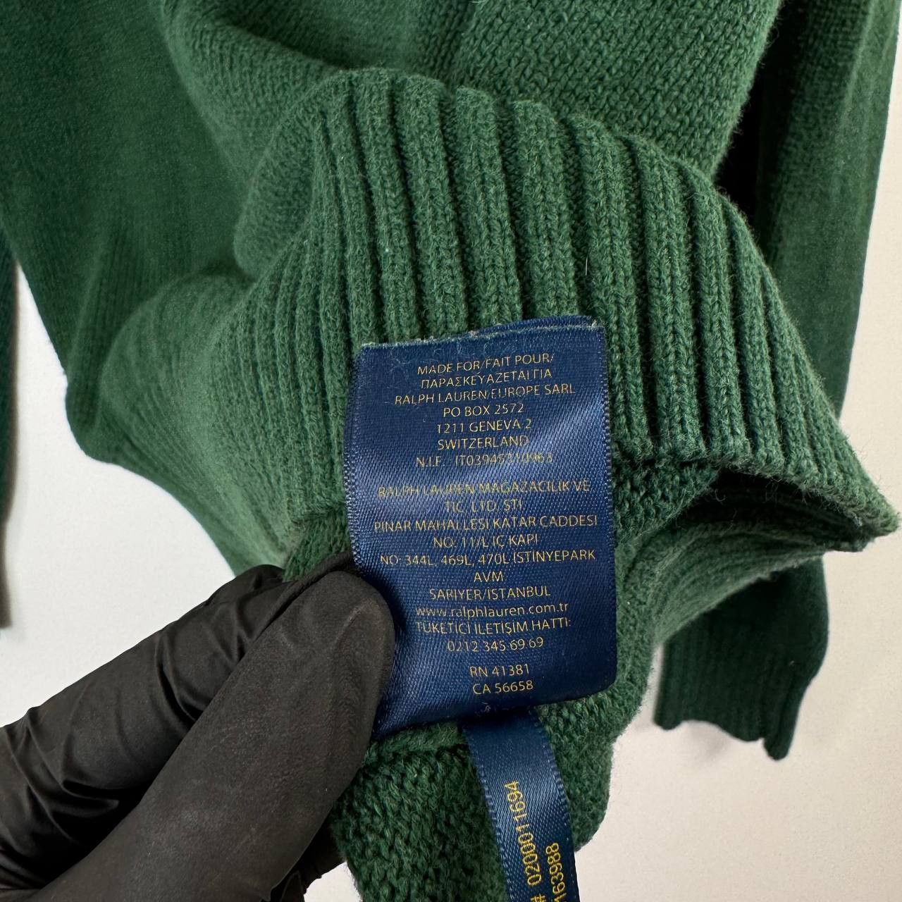 Polo Ralph Lauren Polo Ralph Lauren Sweater Green Crew Neck Cotton Knit Mens M Size US M / EU 48-50 / 2 - 6 Thumbnail