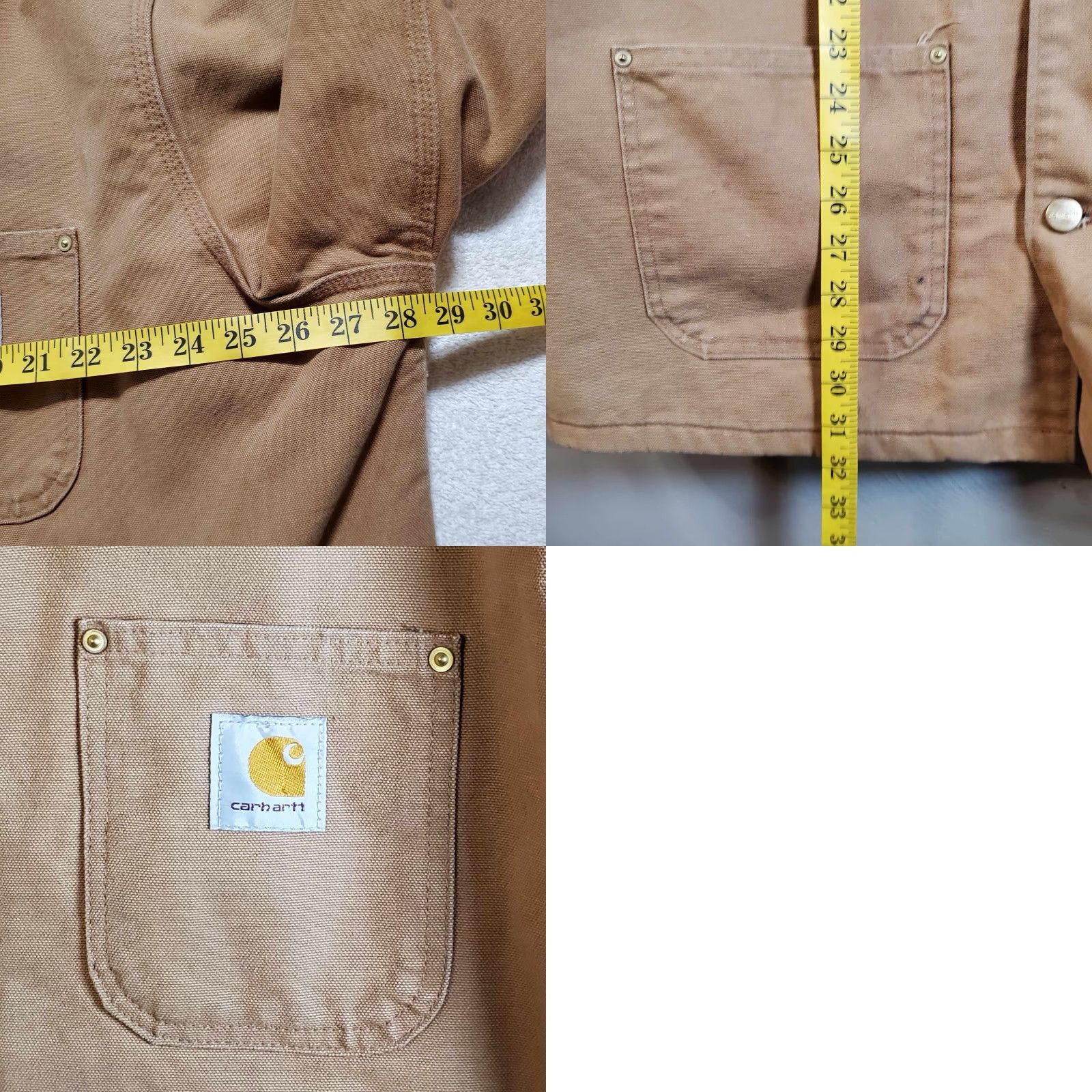 Carhartt VTG Carhartt C001 BRN Men's XL Chore Jacket Barn Coat Distressed Workwear Rare Size US XL / EU 56 / 4 - 9 Thumbnail