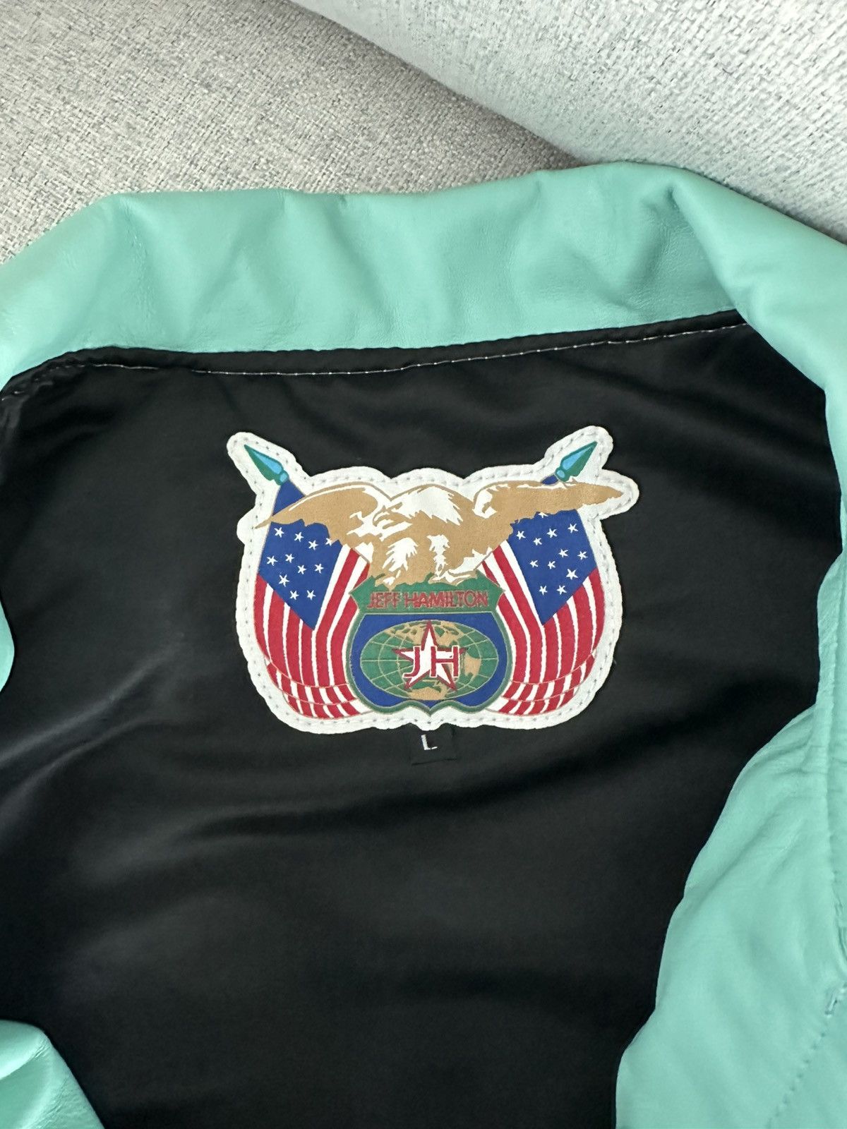 Jeff Hamilton Signed Jeff Hamilton x NBA logo jacket Size US L / EU 52-54 / 3 - 4 Thumbnail