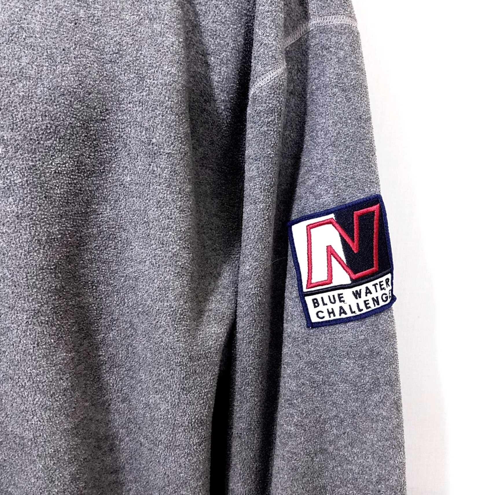 Nautica VINTAGE Nautica Blue Water Challenge Fleece Jacket Mens XL Gray 90s USA Size US XL / EU 56 / 4 - 3 Thumbnail