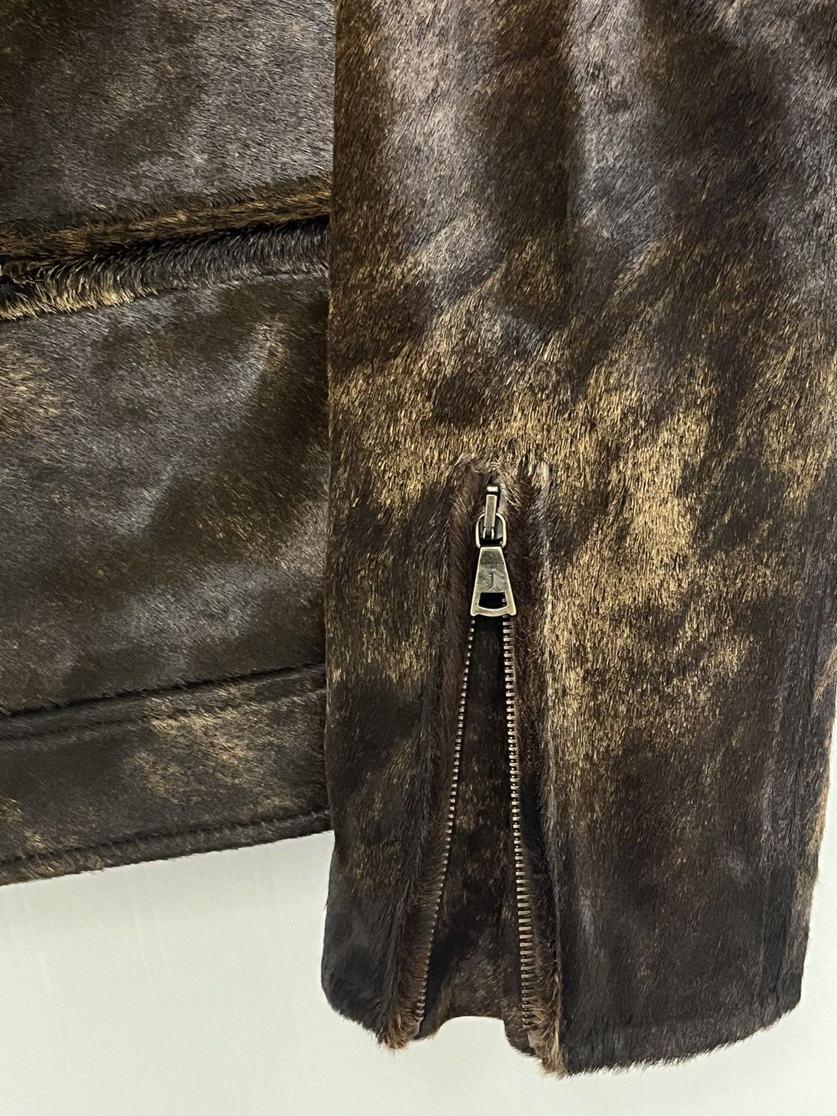 John Varvatos Calf hair Moto Jacket. Size 50 Size US M / EU 48-50 / 2 - 12 Thumbnail