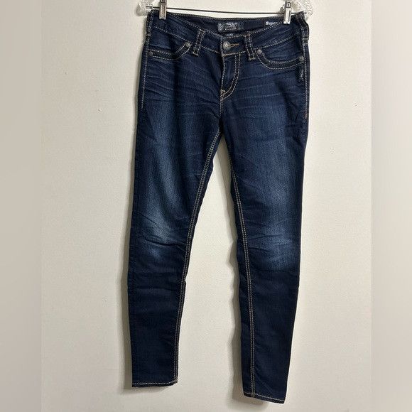 Silver Jeans Co. Silver Jeans Mid Super Skinny Jeans Size 28" / US 6 / IT 42 - 1 Thumbnail