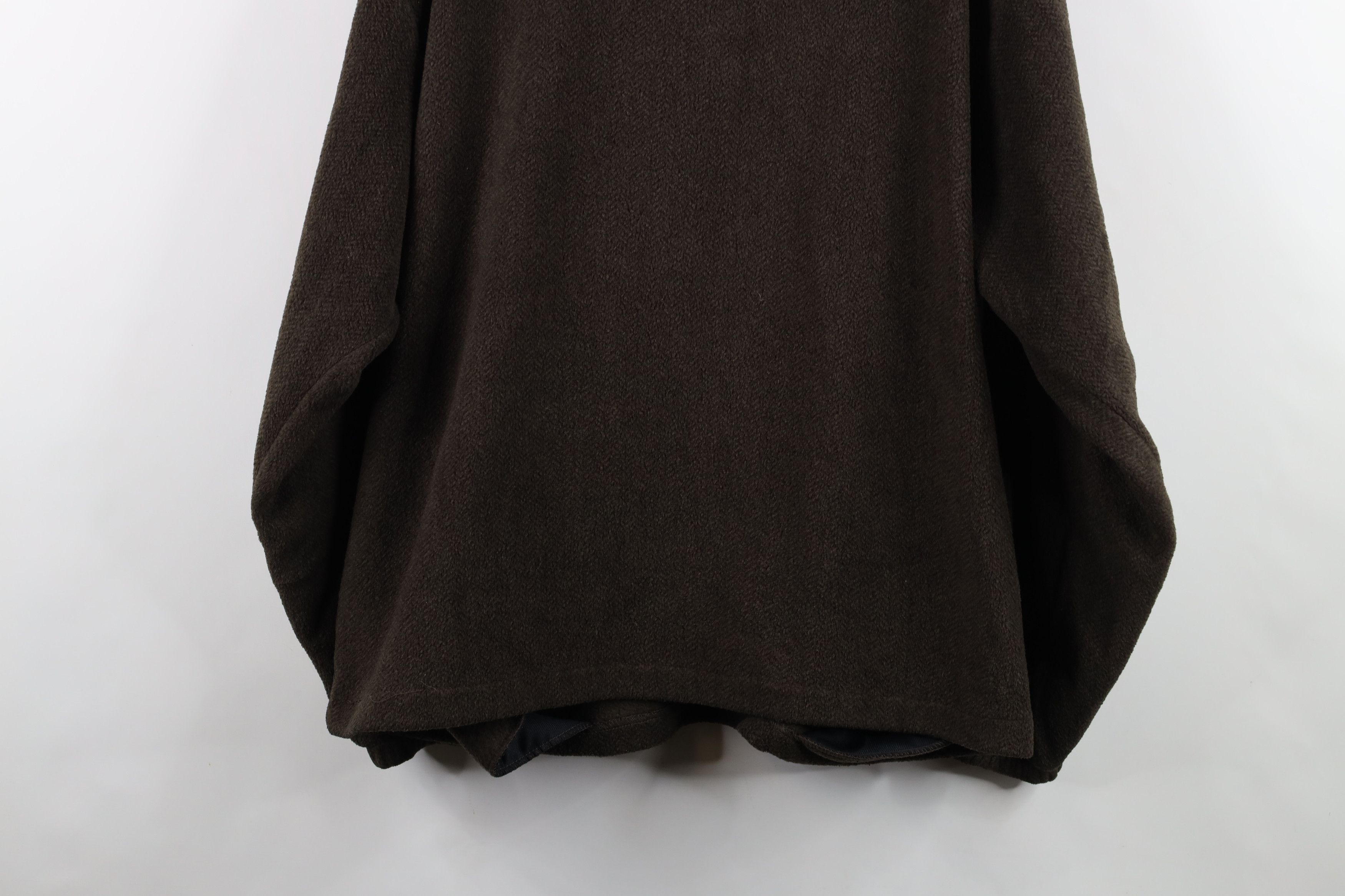 Vintage Vintage 90s Streetwear Herringbone Half Zip Fleece Sweater Size US L / EU 52-54 / 3 - 10 Thumbnail