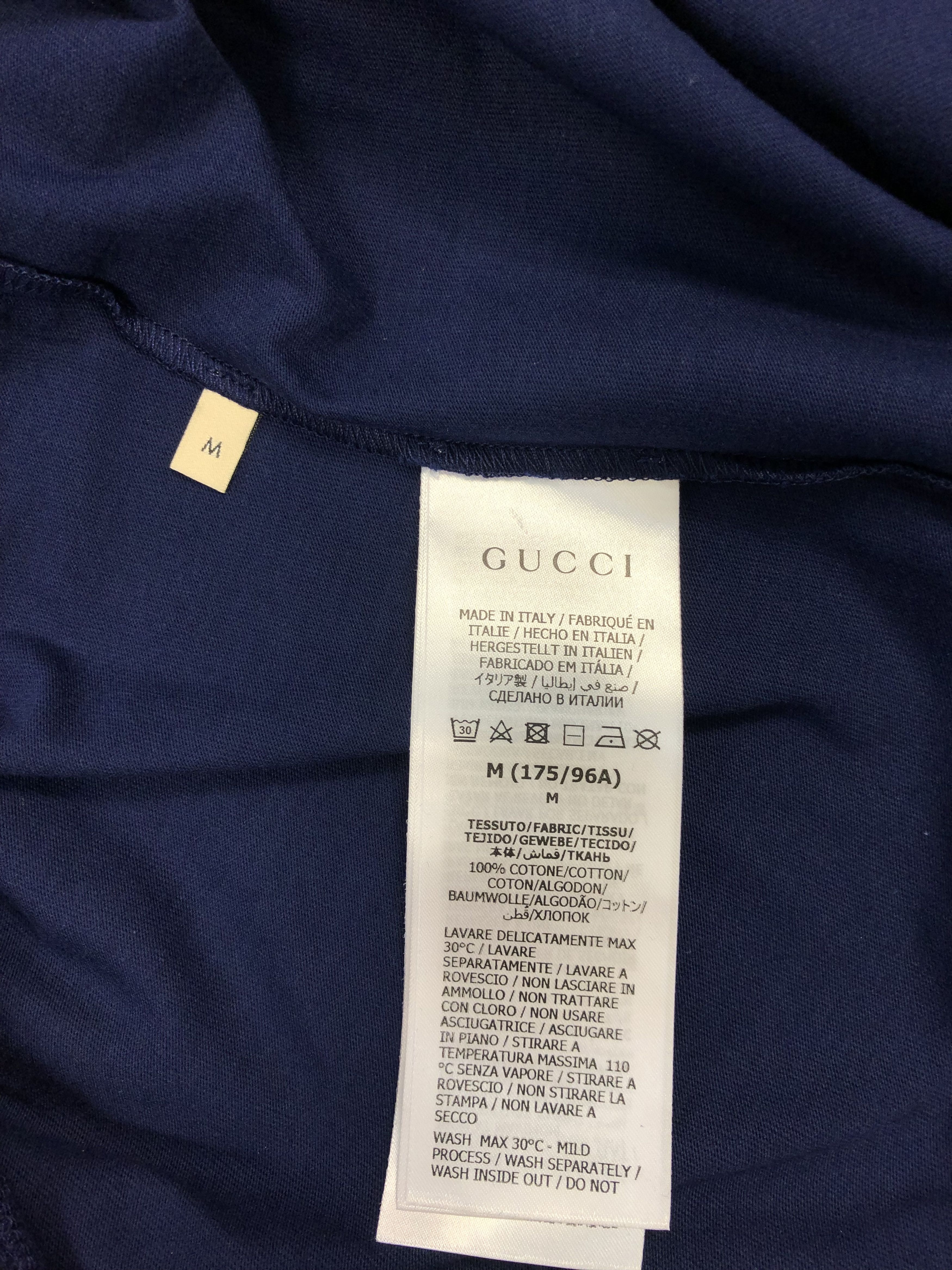 Adidas × Gucci Men's Gucci x Adidas T-shirt Size US M / EU 48-50 / 2 - 3 Thumbnail