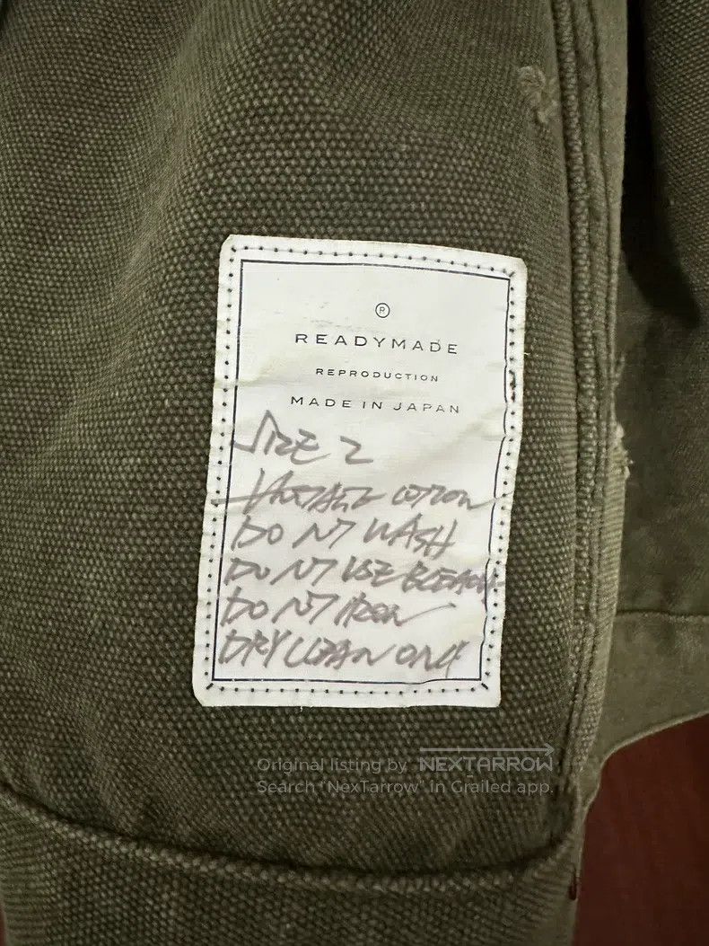 READYMADE Ready Made first generation military canvas jacket, short Size US M / EU 48-50 / 2 - 2 Thumbnail