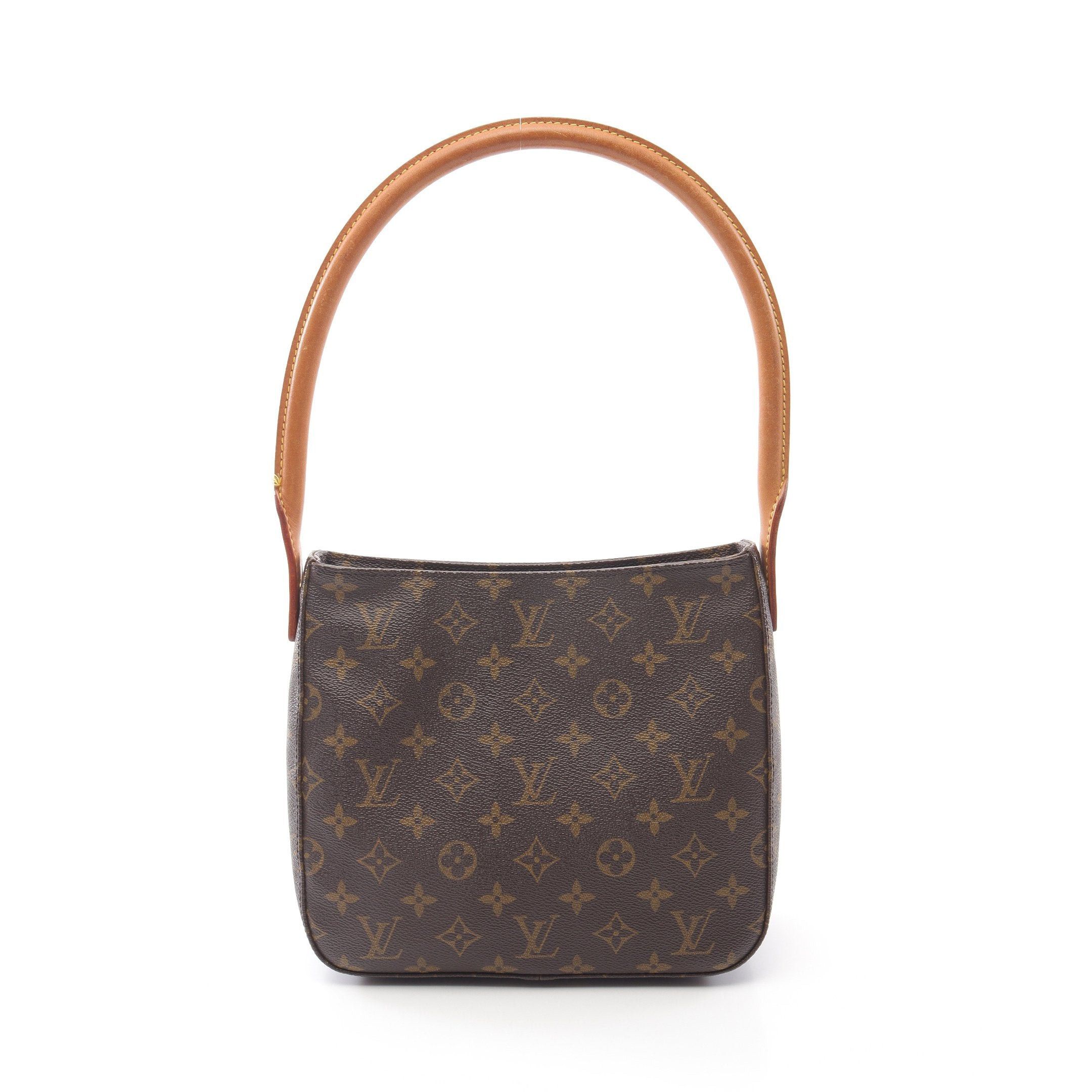Louis Vuitton Louis Vuitton Looping Mm Monogram Shoulder Bag Leather Brown Size ONE SIZE - 1 Thumbnail
