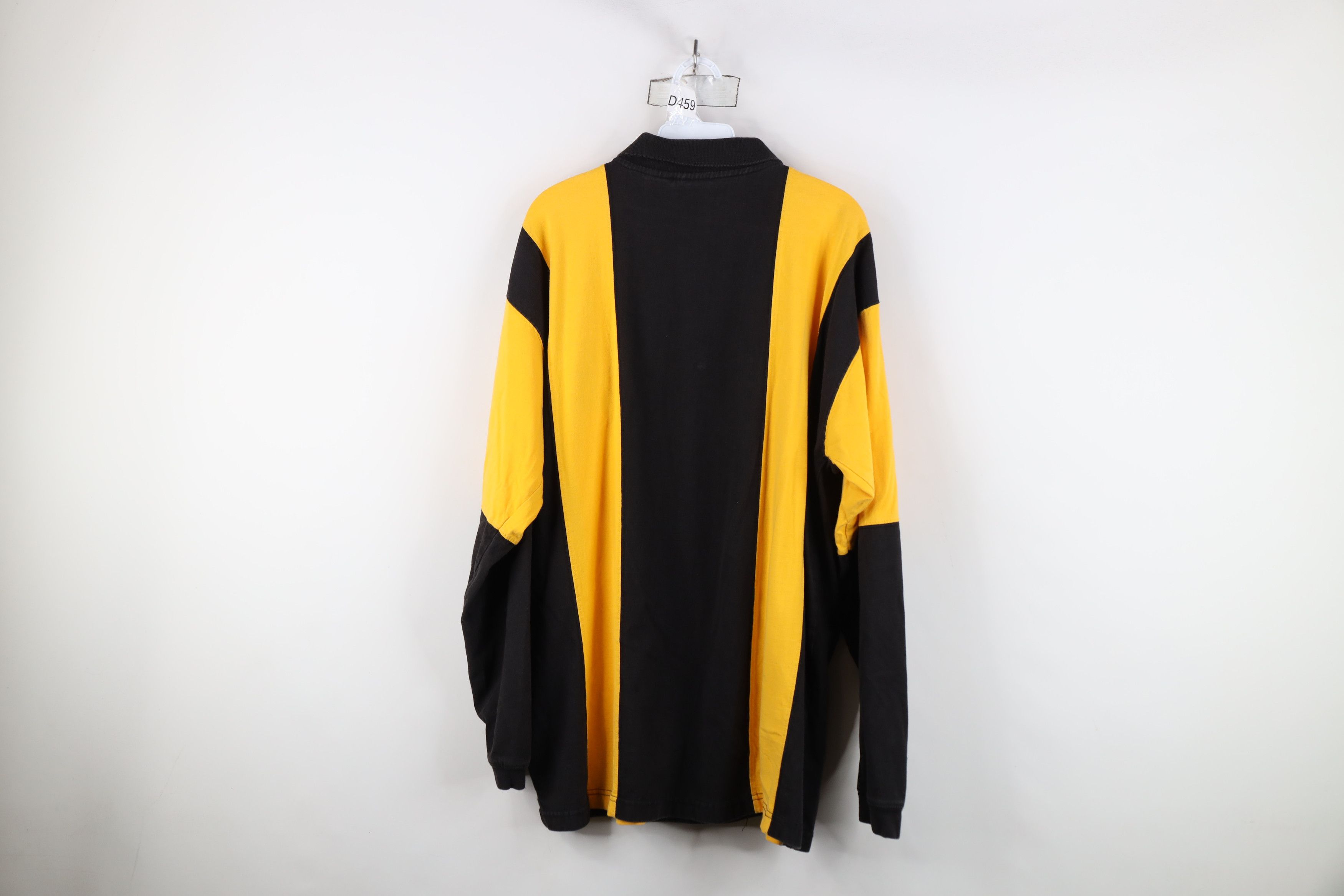 Vintage Vintage 90s Steelers Football Long Sleeve Rugby Polo Shirt Size US L / EU 52-54 / 3 - 12 Thumbnail