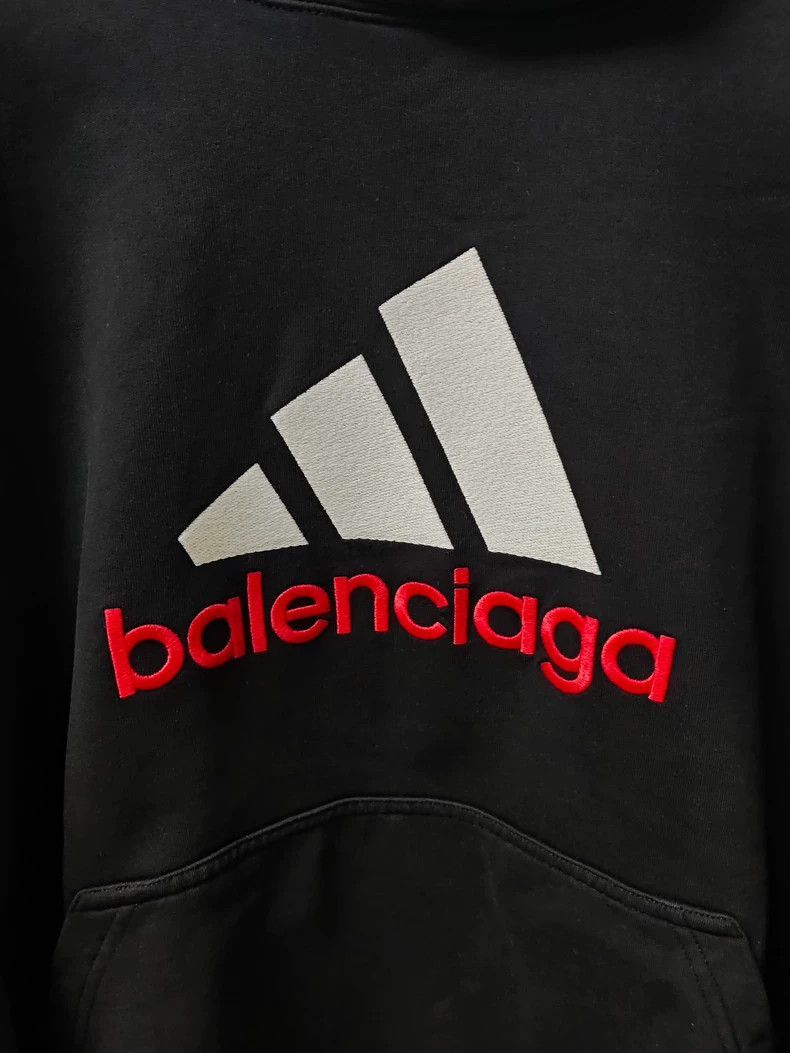 Balenciaga Balenciaga Balenciaga x Adidas Logo Hoodie-2506 Size US M / EU 48-50 / 2 - 2 Thumbnail