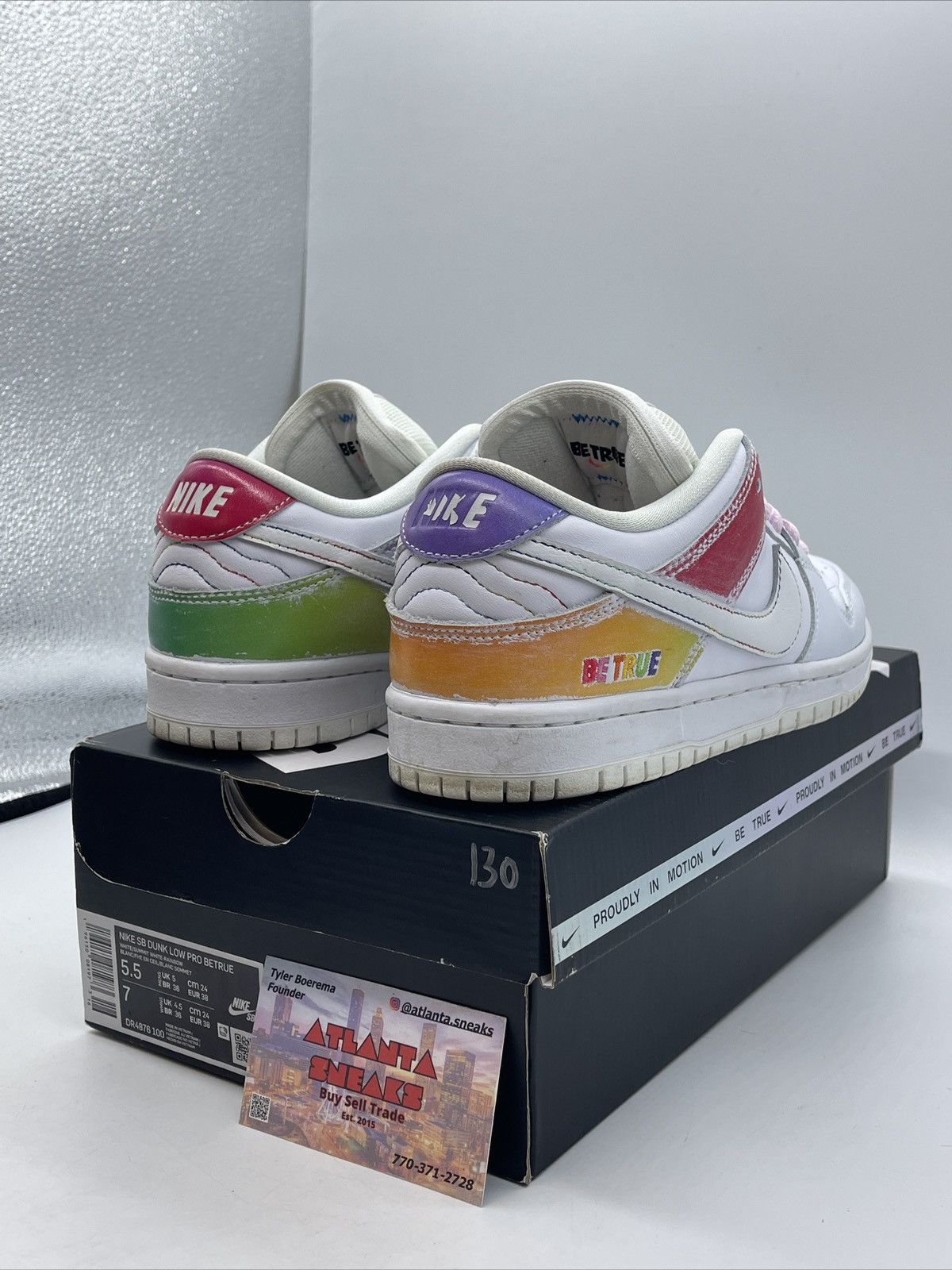 Nike Dunk low be true Size US 5.5 / EU 38 - 5 Thumbnail