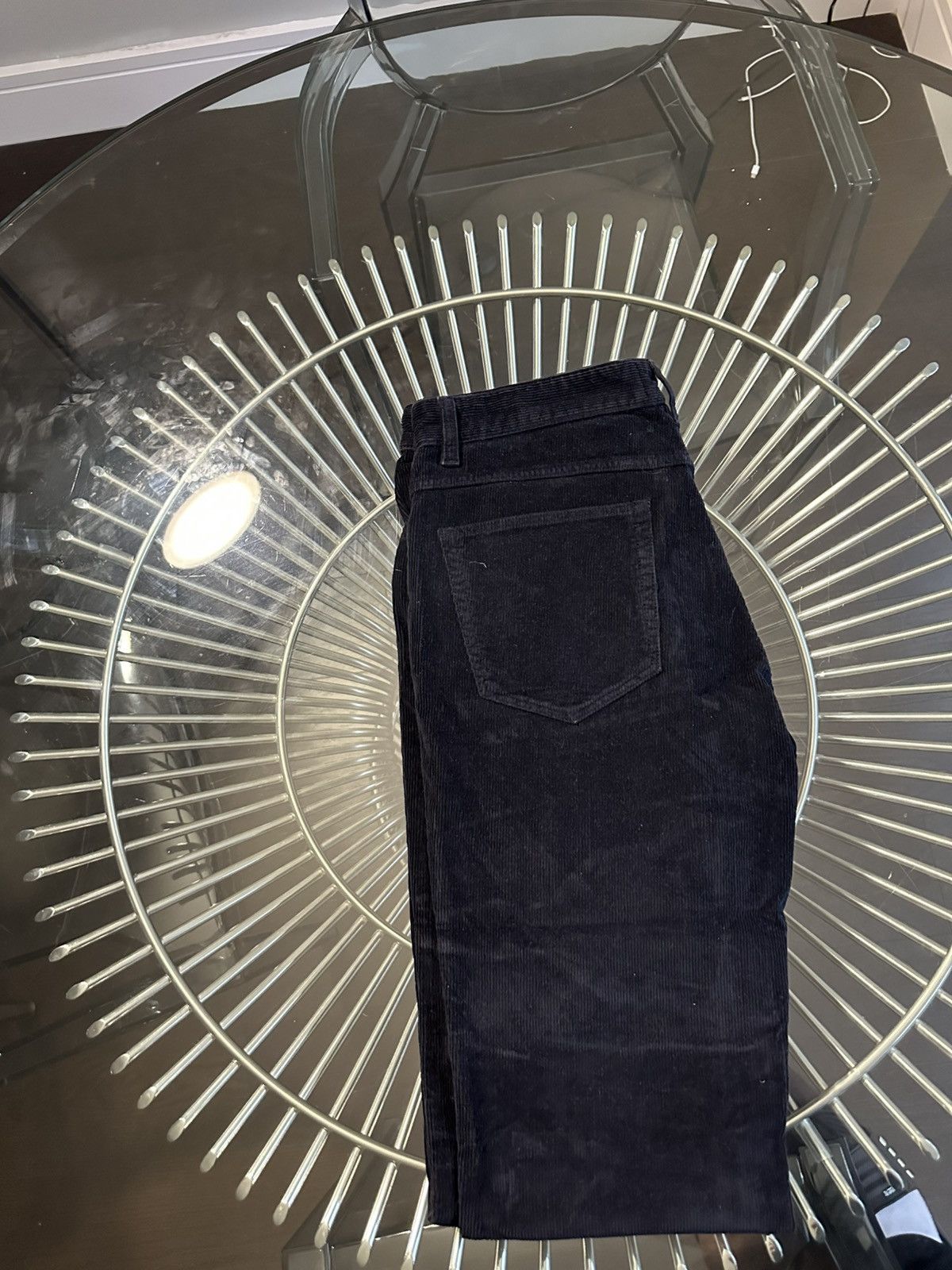 Ermenegildo Zegna ZEGNA corduroy navy slim fit pants. Size US 32 / EU 48 - 2 Thumbnail