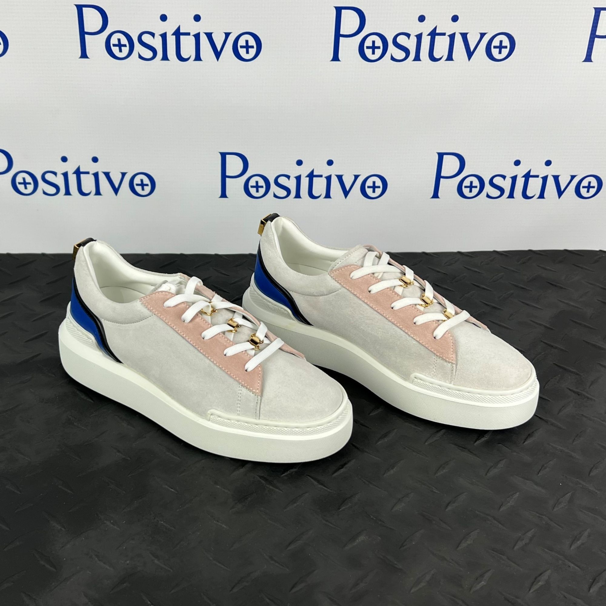 Buscemi Buscemi Ninna White Trio Leather Sneakers US 7 EU 37 Size US 7 / IT 37 - 4 Thumbnail