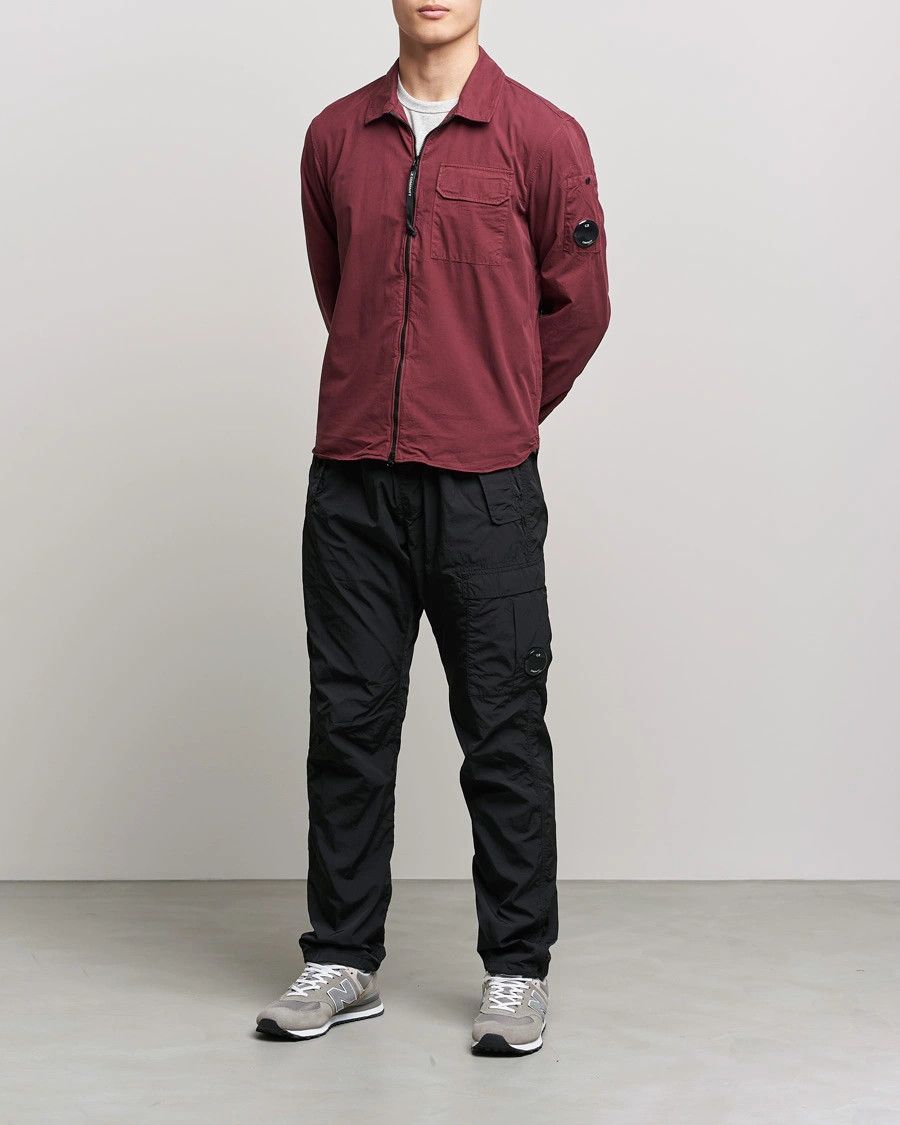 C.P. Company o1y1224 Solid Color Shirt in Burgundy Size US XS / EU 42 / 0 - 2 Thumbnail