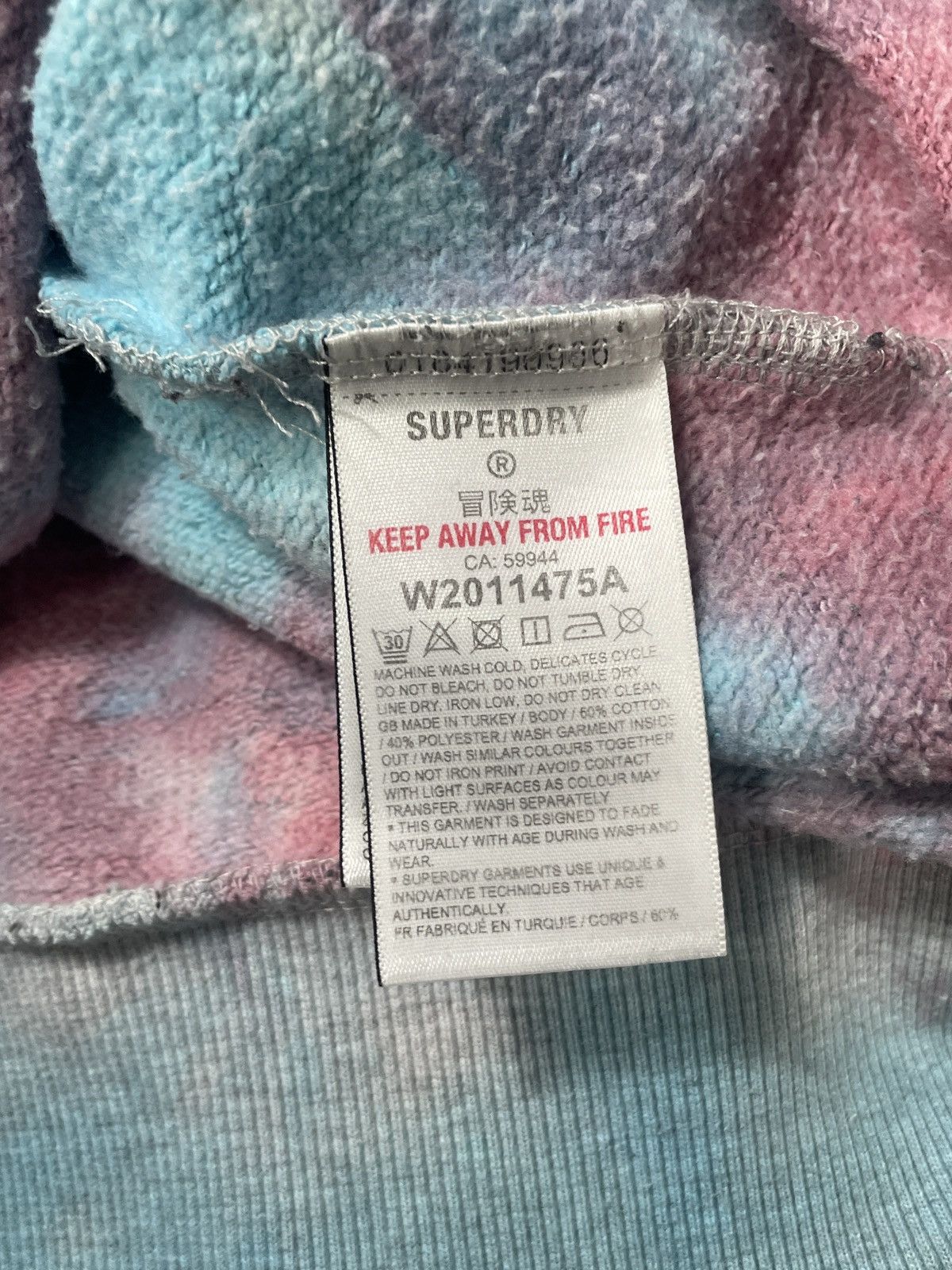Superdry Superdry Sweatshirt Tie Dye Hype Streetwear Size M / US 6-8 / IT 42-44 - 8 Thumbnail