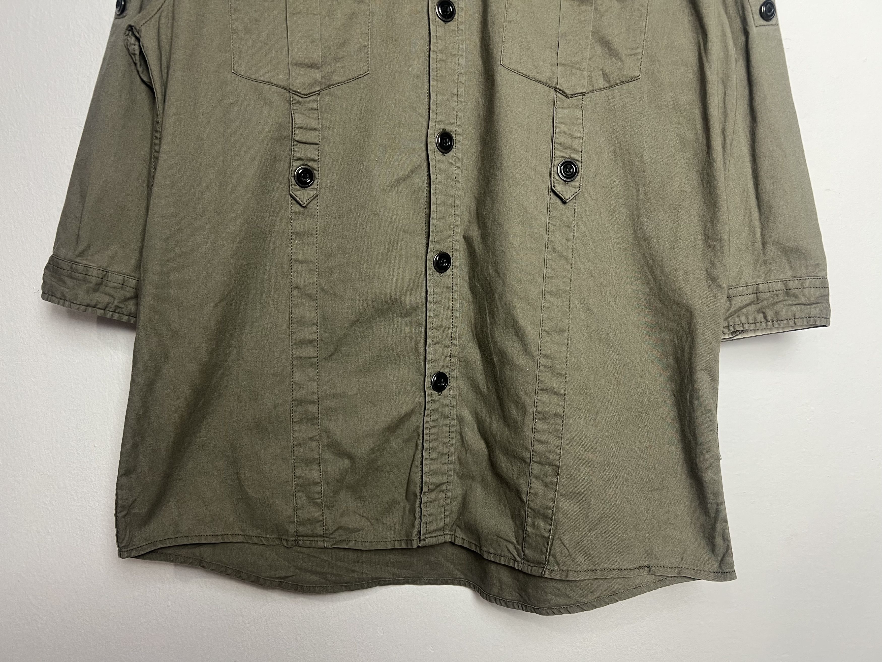 Japanese Brand Bulc Mountain Multipocket Tactical Utility Shirt Size US XL / EU 56 / 4 - 4 Thumbnail