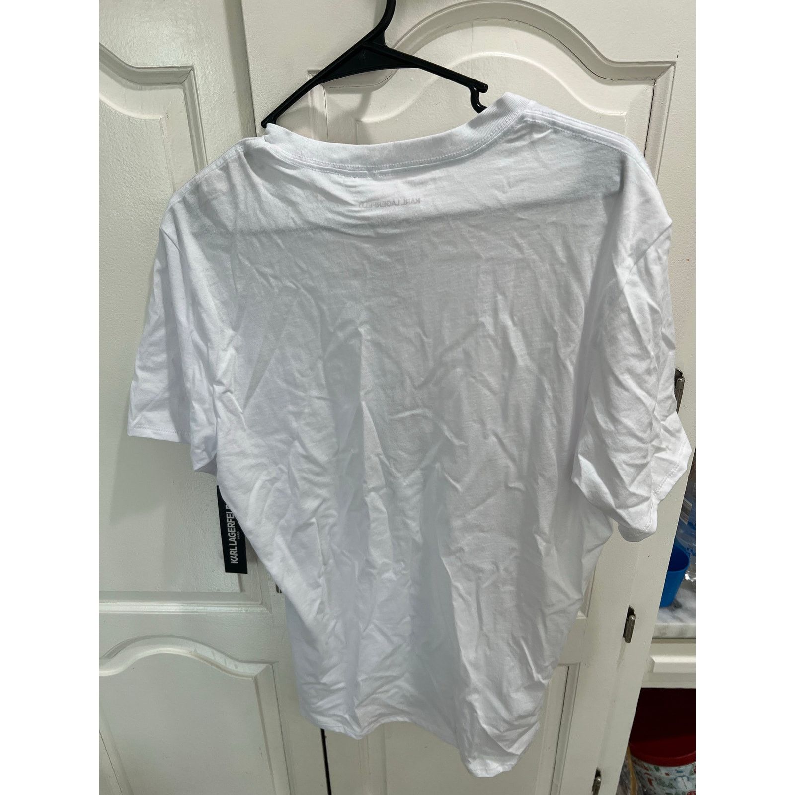 Karl Lagerfeld Karl Lagerfeld Paris T-Shirt Men’s M White Vertical Stripe Size US M / EU 48-50 / 2 - 3 Thumbnail