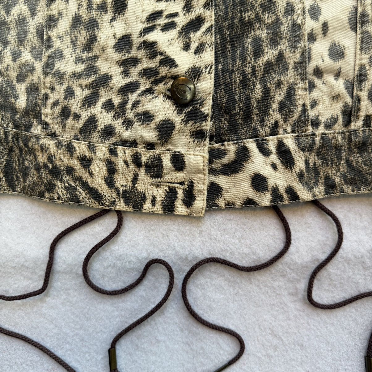 Just Cavalli 2000s Just Cavalli Back Laces Leopard Print Jacket Size XS / US 0-2 / IT 36-38 - 5 Thumbnail