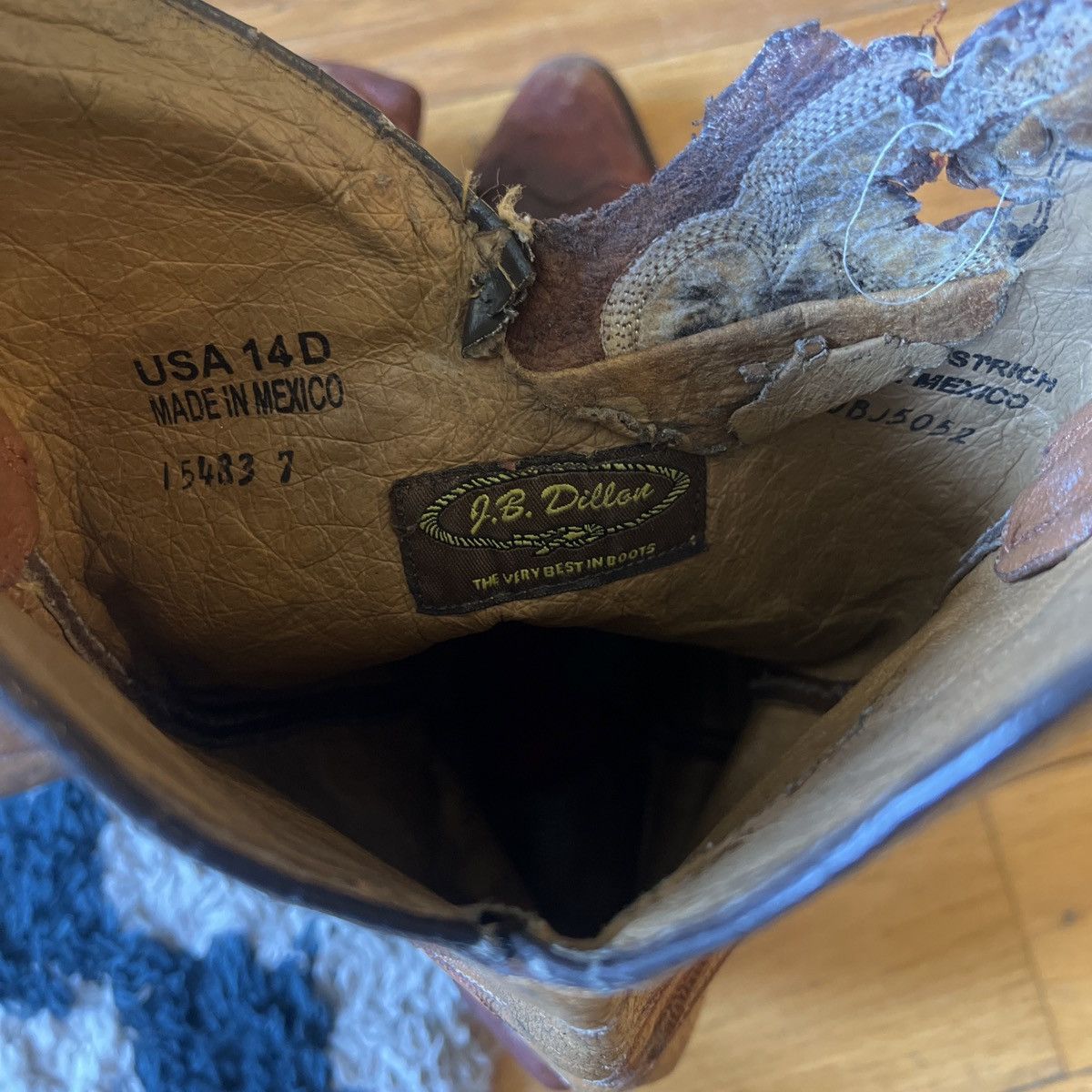 Vintage Vintage Ostrich cowboyboots Size US 14 / EU 47 - 4 Thumbnail