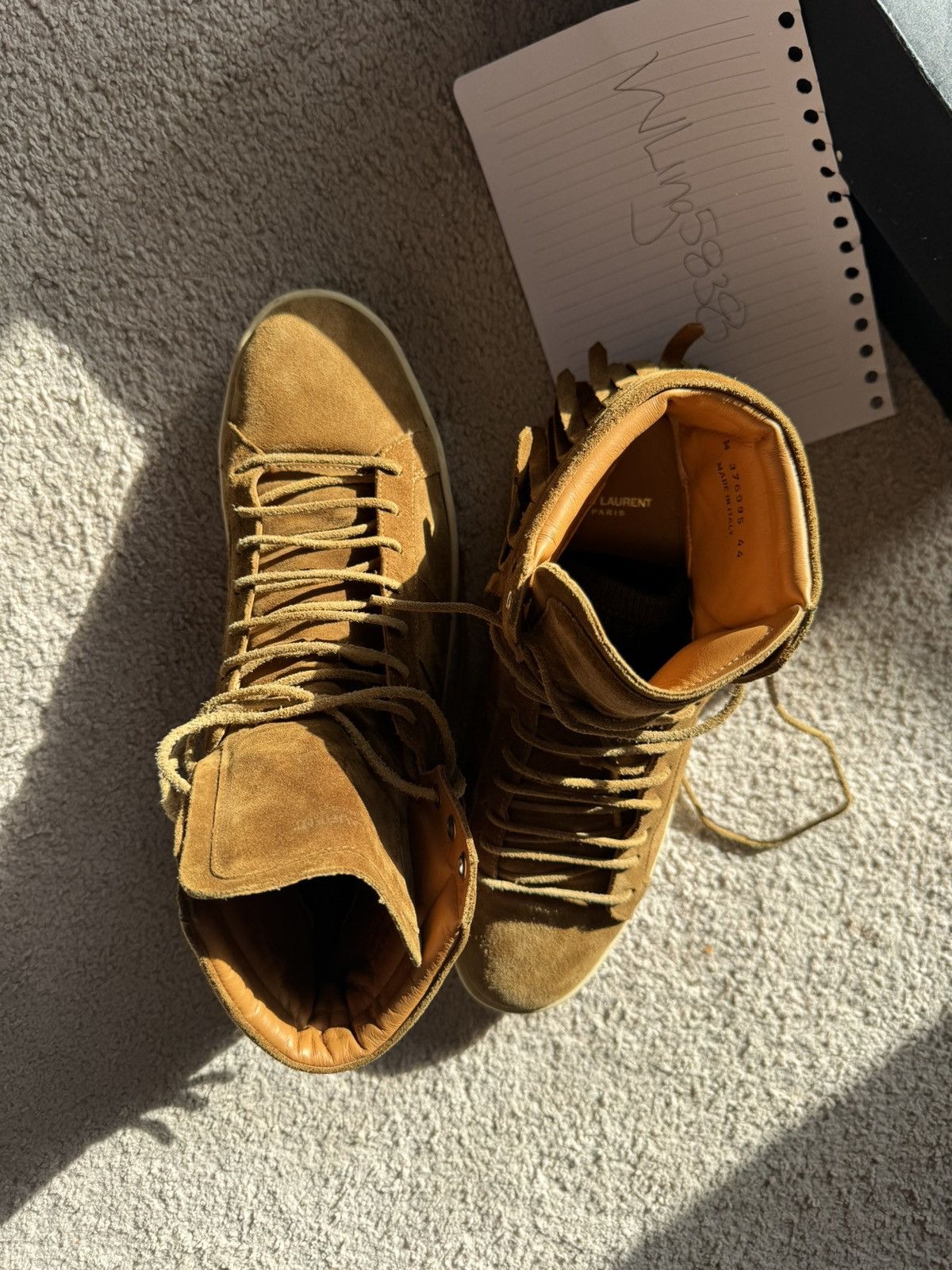 Saint Laurent Paris Vinatage Saint Laurent Fringe Trainer sneaker Size US 11 / EU 44 - 5 Thumbnail