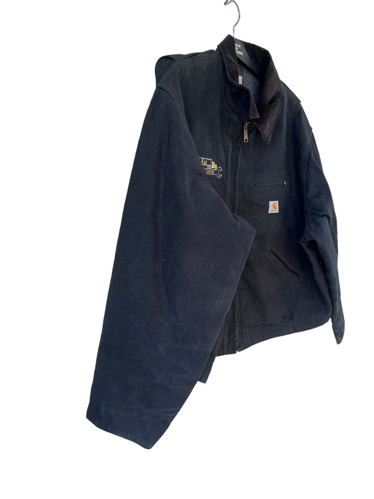 Carhartt Vintage 90s Carhartt Detroit Dusty Black Denim Jacket XXL Size US XXL / EU 58 / 5 - 13 Thumbnail