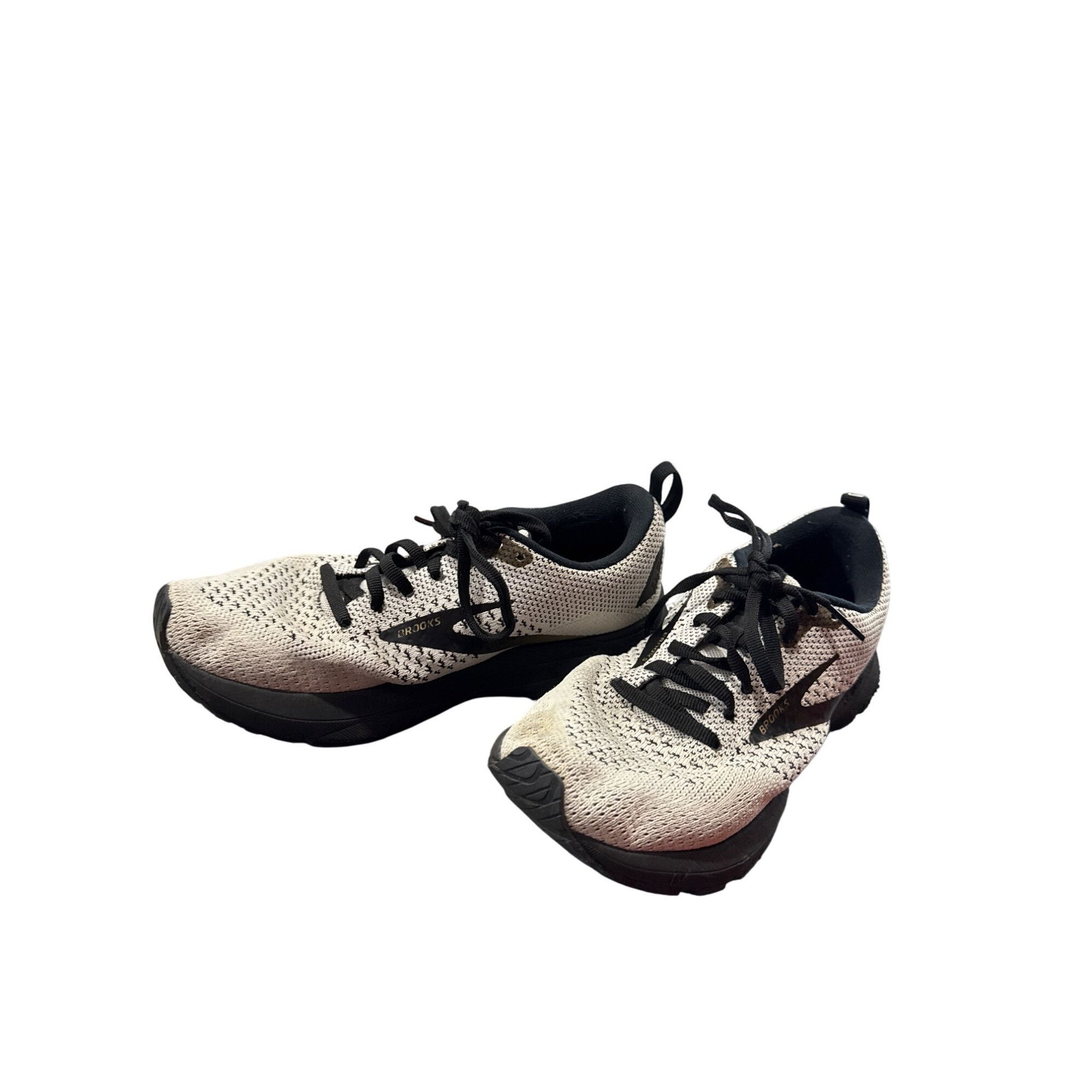 Brooks Brooks Revel 4 Womens white black running sneakers shoes siz Size US 6 / IT 36 - 2 Thumbnail