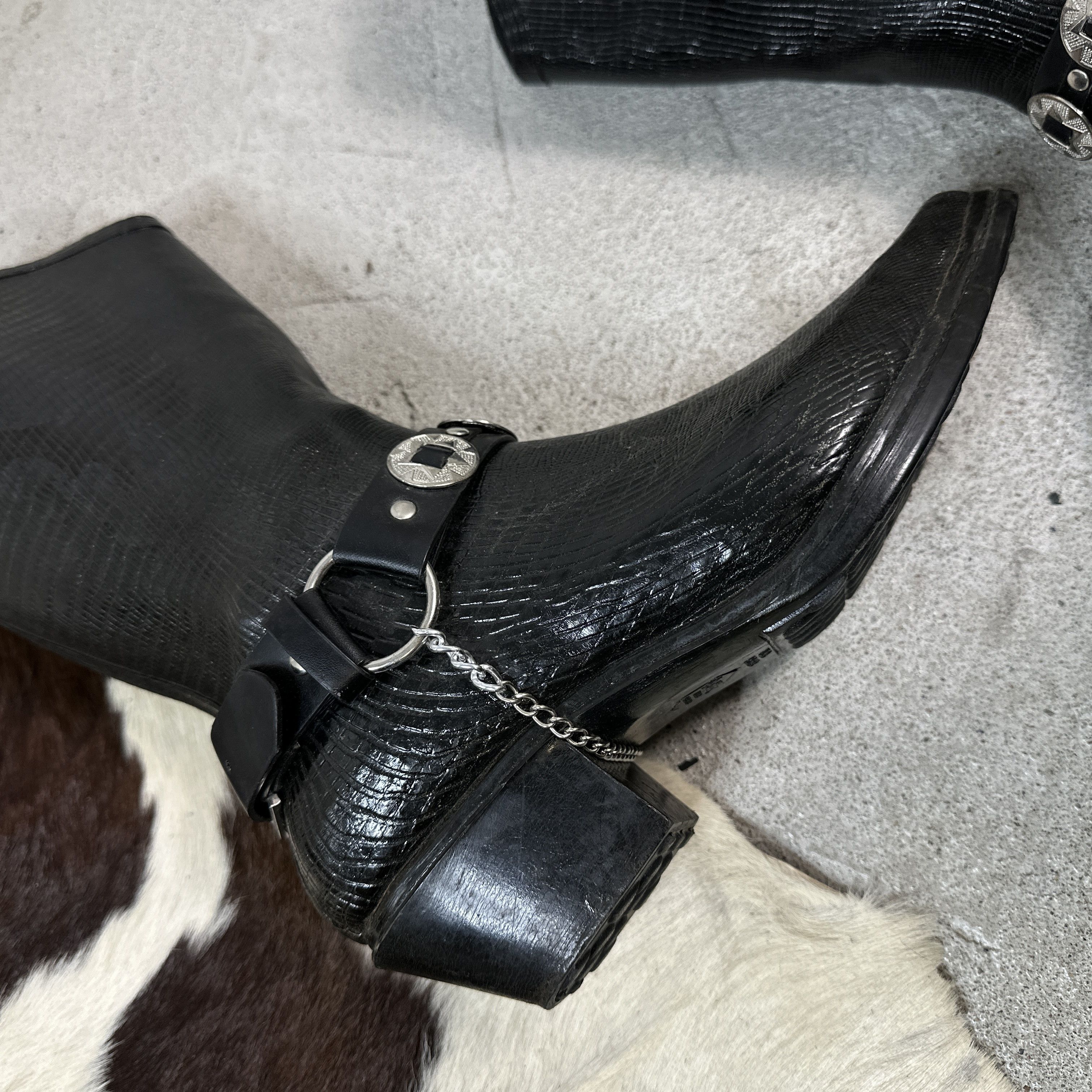 Vintage Shoes Wellingtons Cowboy boots Size US 8 / IT 38 - 7 Thumbnail