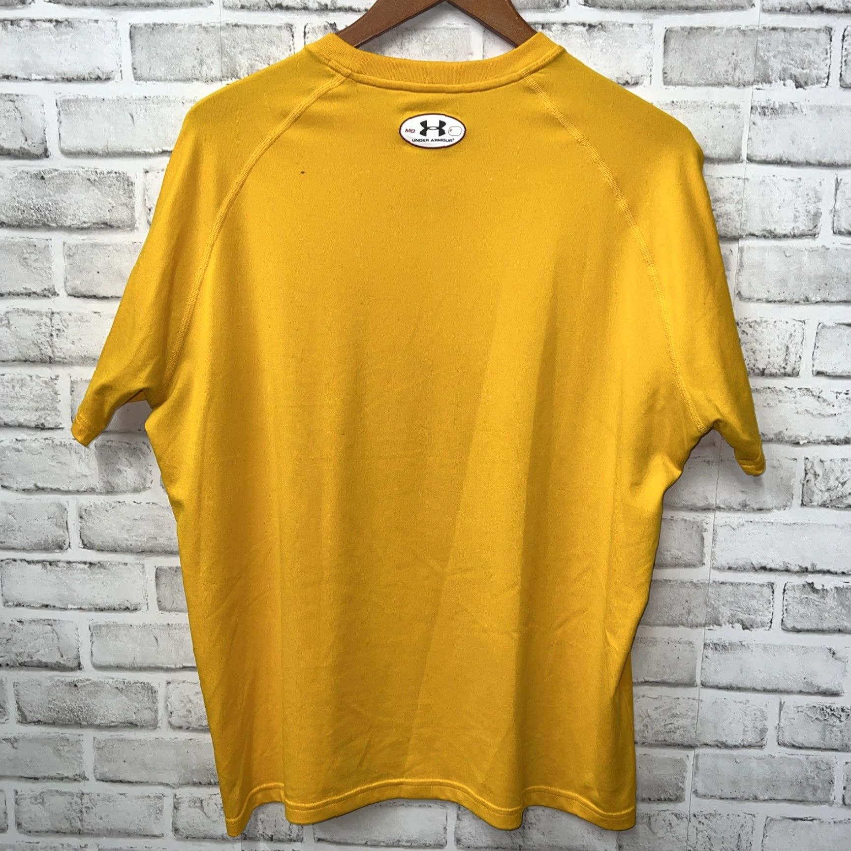 Under Armour Under Armour HeatGear Yellow T-Shirt Mens M Size US M / EU 48-50 / 2 - 4 Thumbnail
