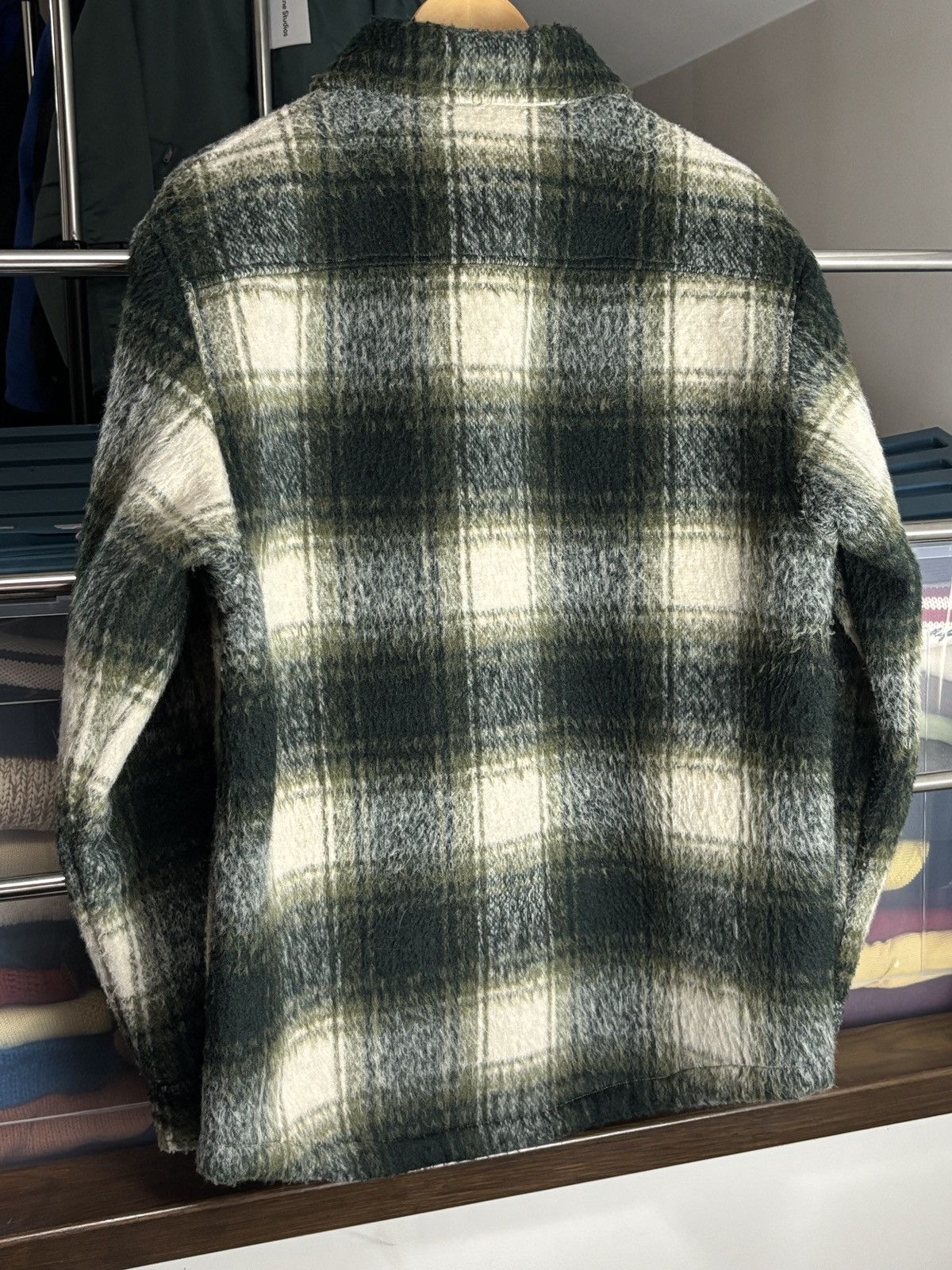 Kith KITH Sheridan Plaid Sherpa Overshirt Winter Jacket Fleece Size US L / EU 52-54 / 3 - 4 Thumbnail