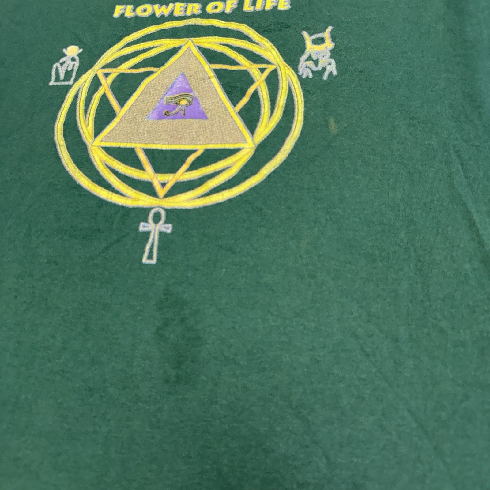 Vintage Vintage Sacred Geometry Flower Of Life T Shirt Men’s XL Size US XL / EU 56 / 4 - 4 Thumbnail