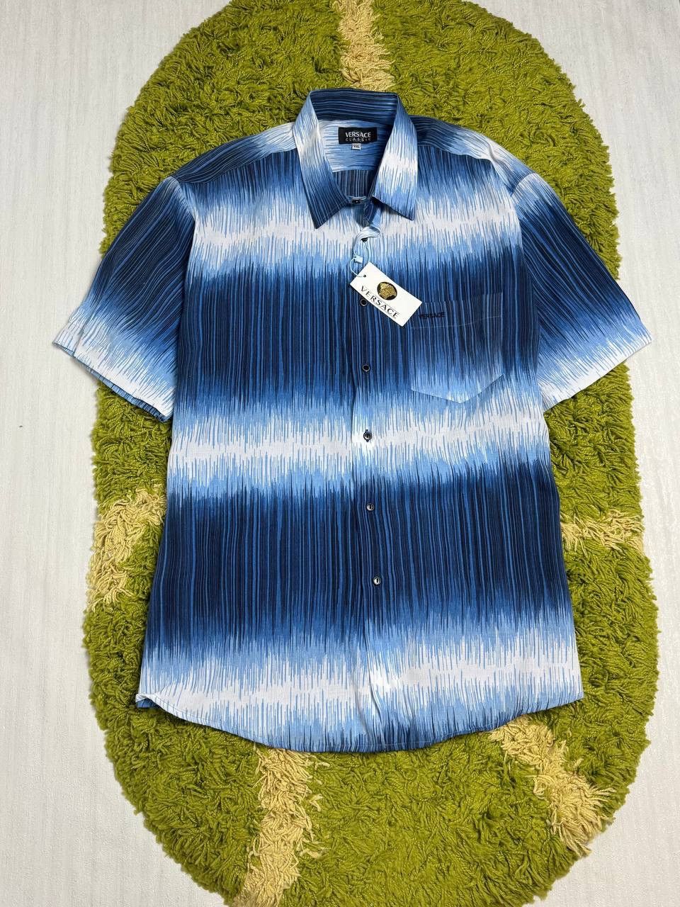 Designer 🌊😍 Vintage Versace Classic Button Up Short Sleeve Shirt Size US XL / EU 56 / 4 - 1 Thumbnail