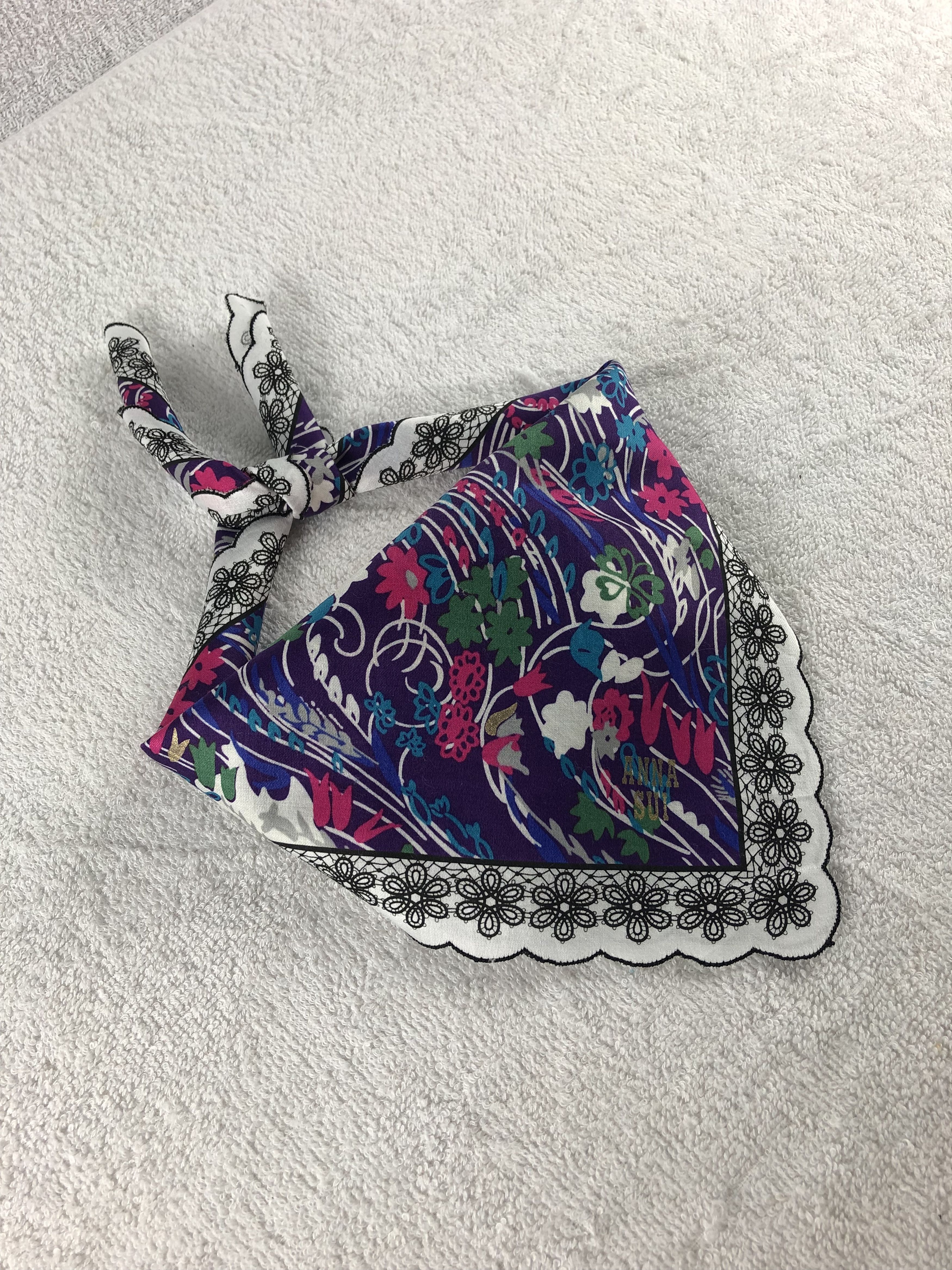 Anna Sui × Vintage Anna Sui Handkerchief / Bandana / Neckerchief Size ONE SIZE - 2 Thumbnail