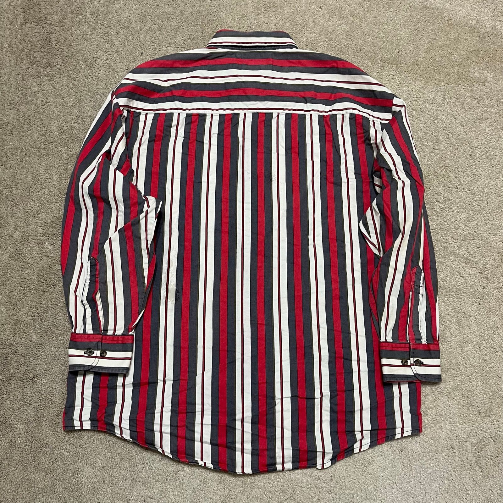 Other Vintage Golf Classics Red/Grey/White Striped Preppy Button U Size US L / EU 52-54 / 3 - 2 Thumbnail