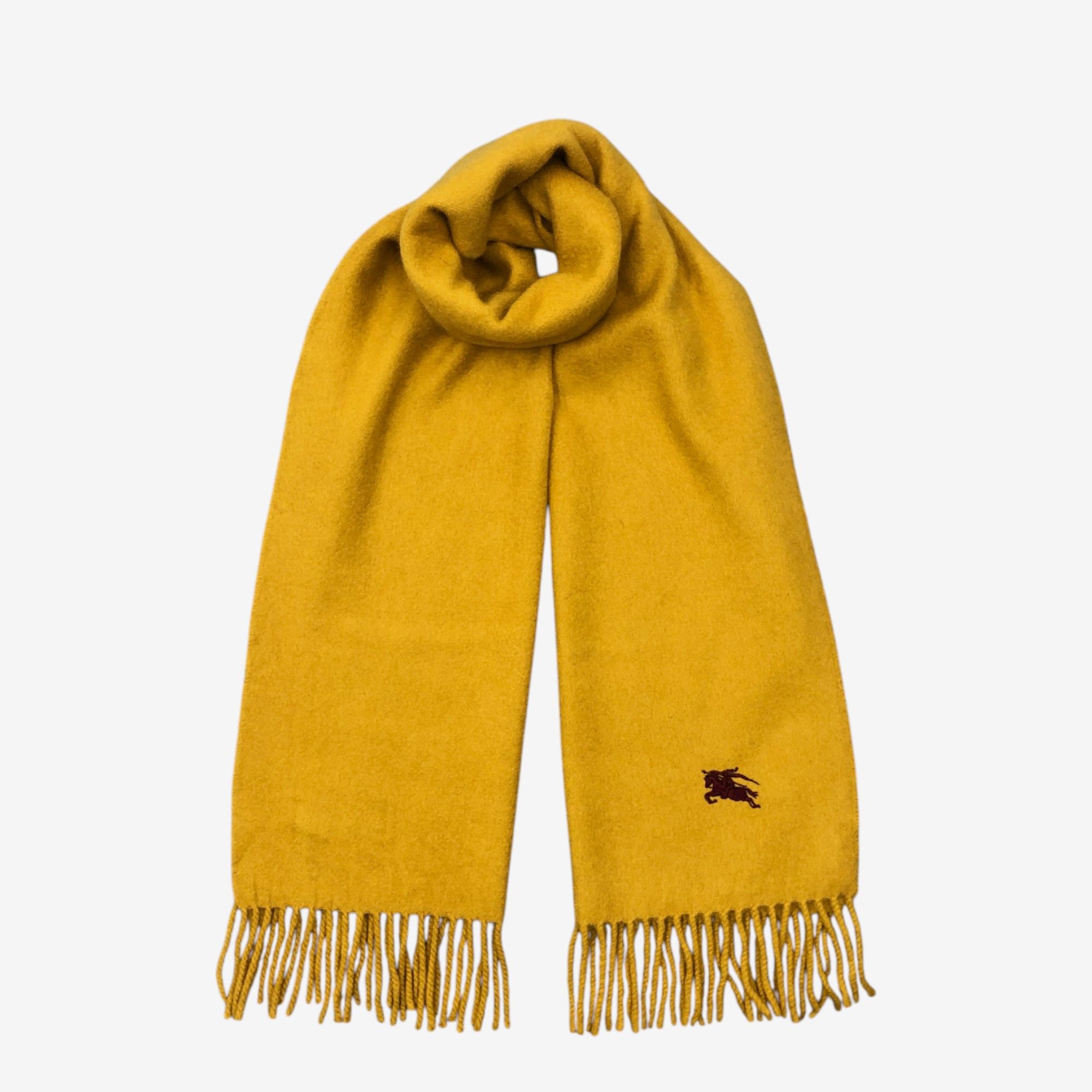 Burberry Vintage Burberry Scarf Muffler Wool Cashmere Scarves Size ONE SIZE - 1 Thumbnail
