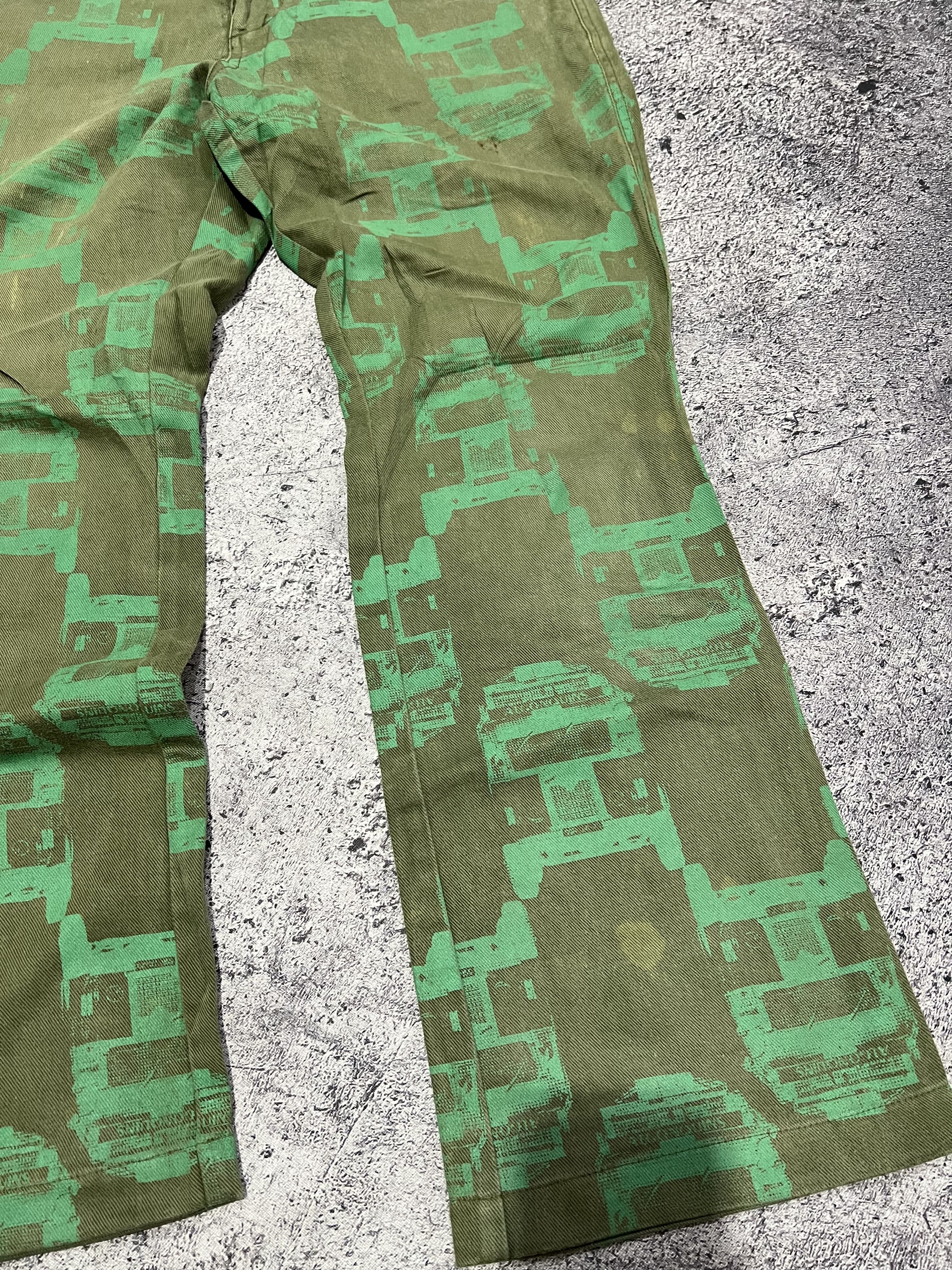 Japanese Brand 2000s Algonquins Hysteric Poem Flare Bootcut Ifsix y2k Size US 29 - 3 Thumbnail