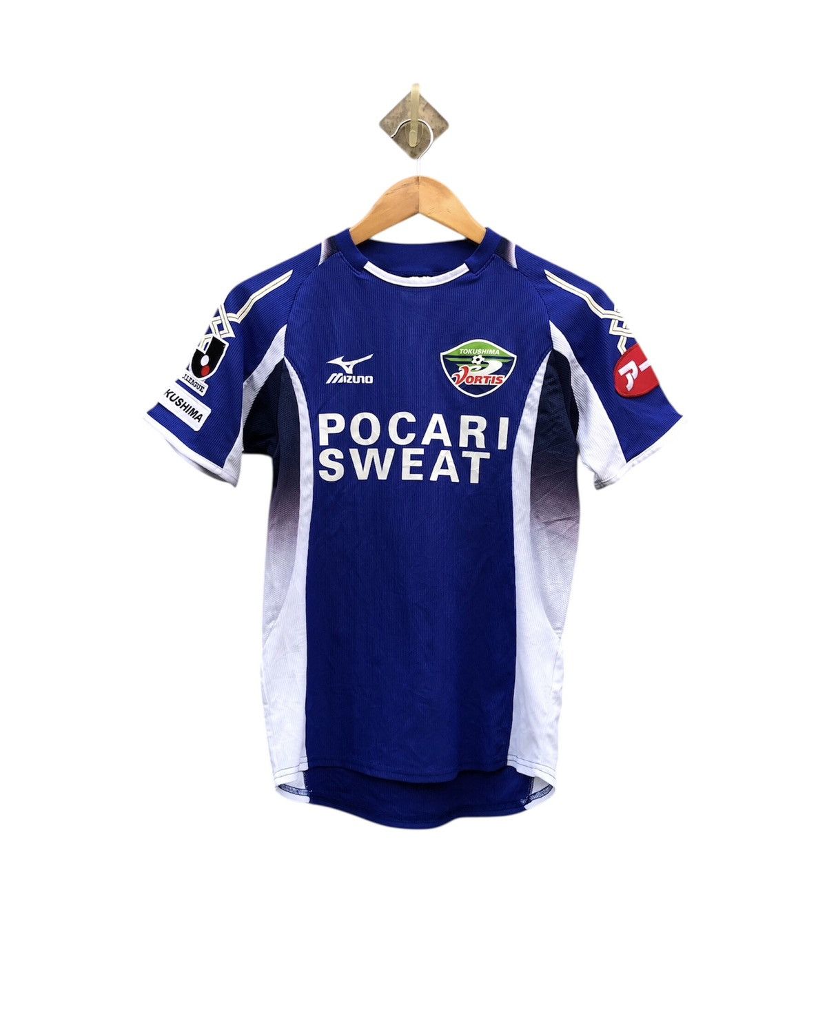 Japanese Brand Tokushima Vortis Jersey by Mizuno Size US S / EU 44-46 / 1 - 1 Thumbnail