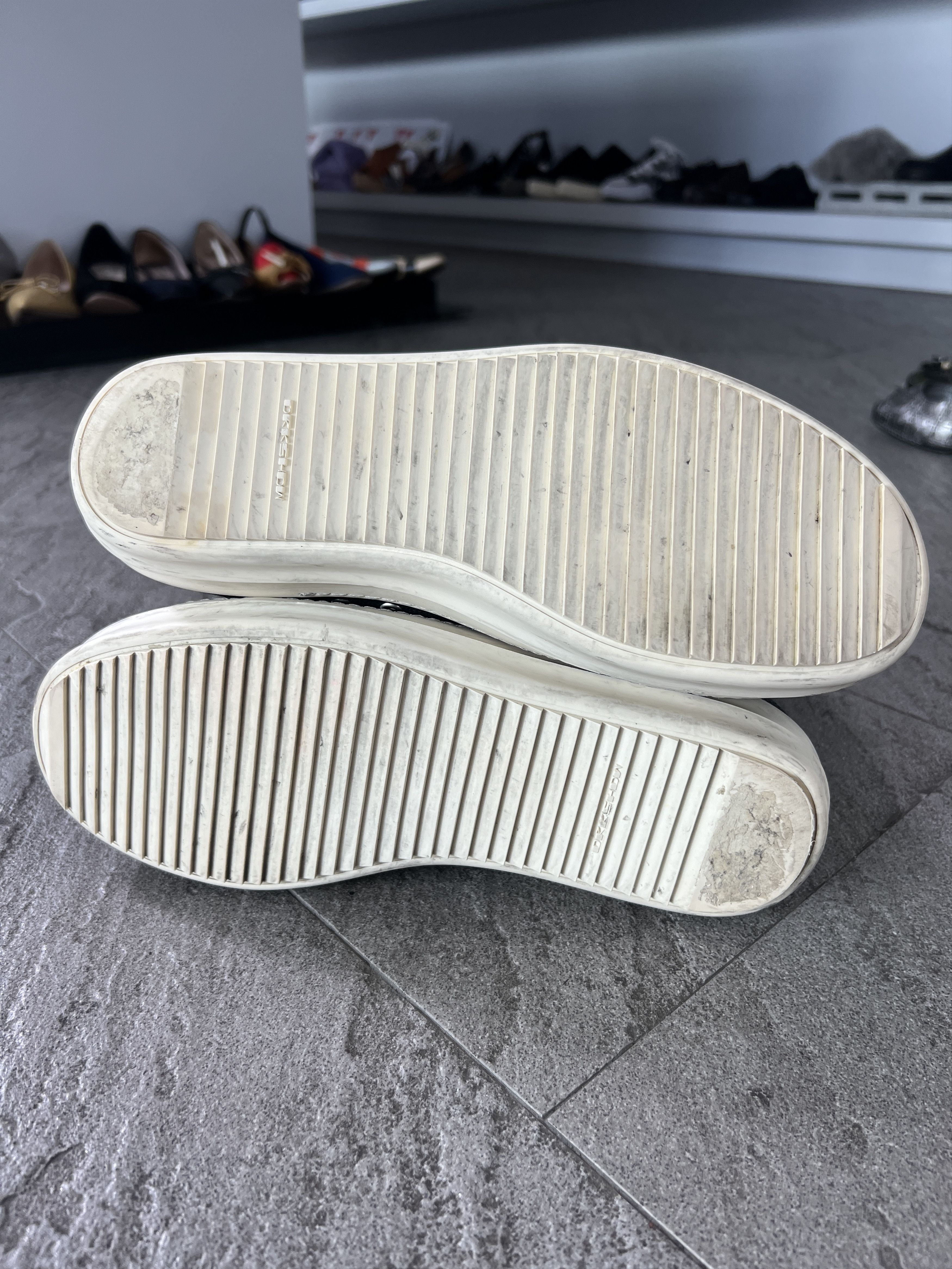 Rick Owens Drkshdw Rick Owens DRKSHDW “SO CUNT” Ramones High EU42 Size US 9 / EU 42 - 10 Thumbnail