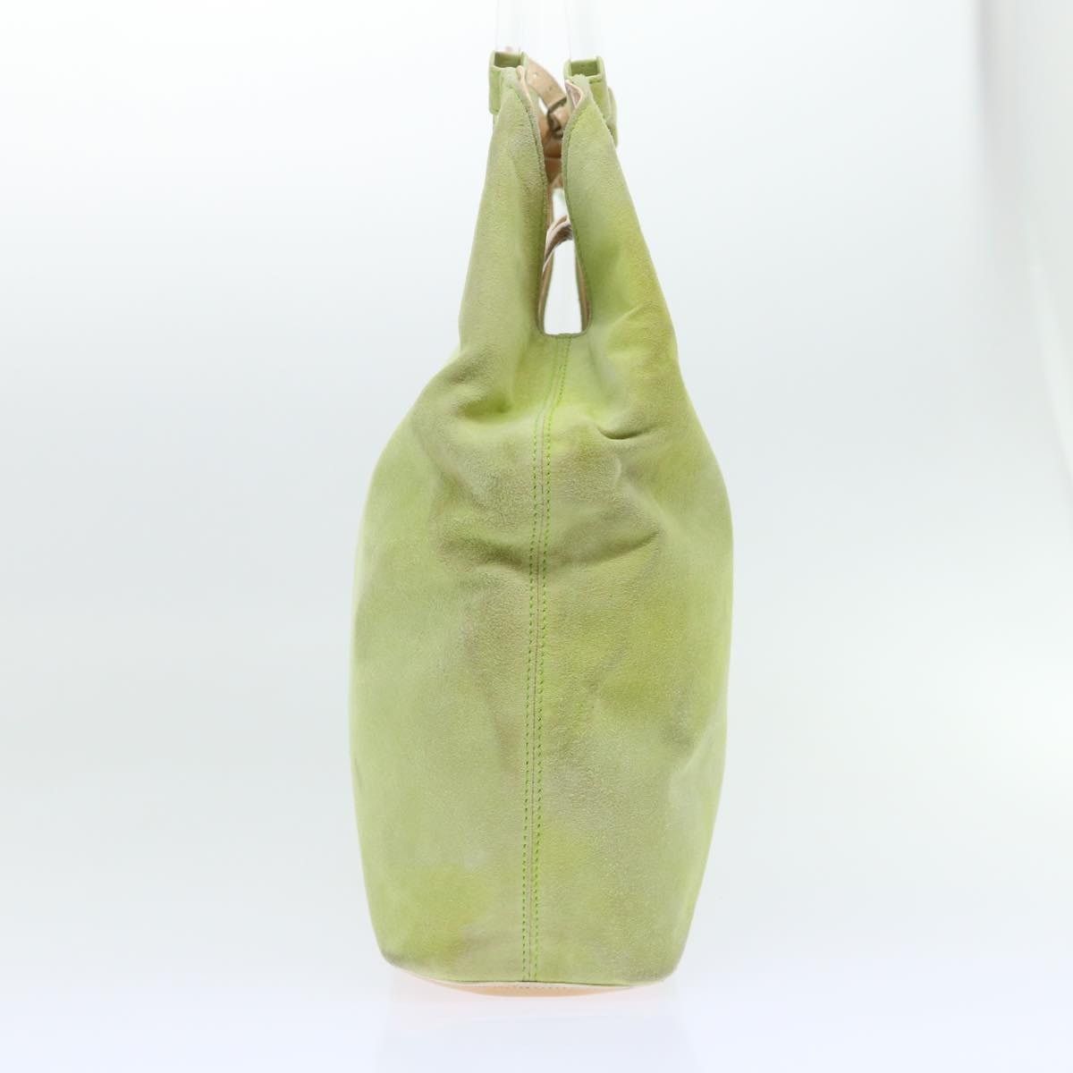 Celine CELINE Hand Bag Suede Green Size ONE SIZE - 4 Thumbnail