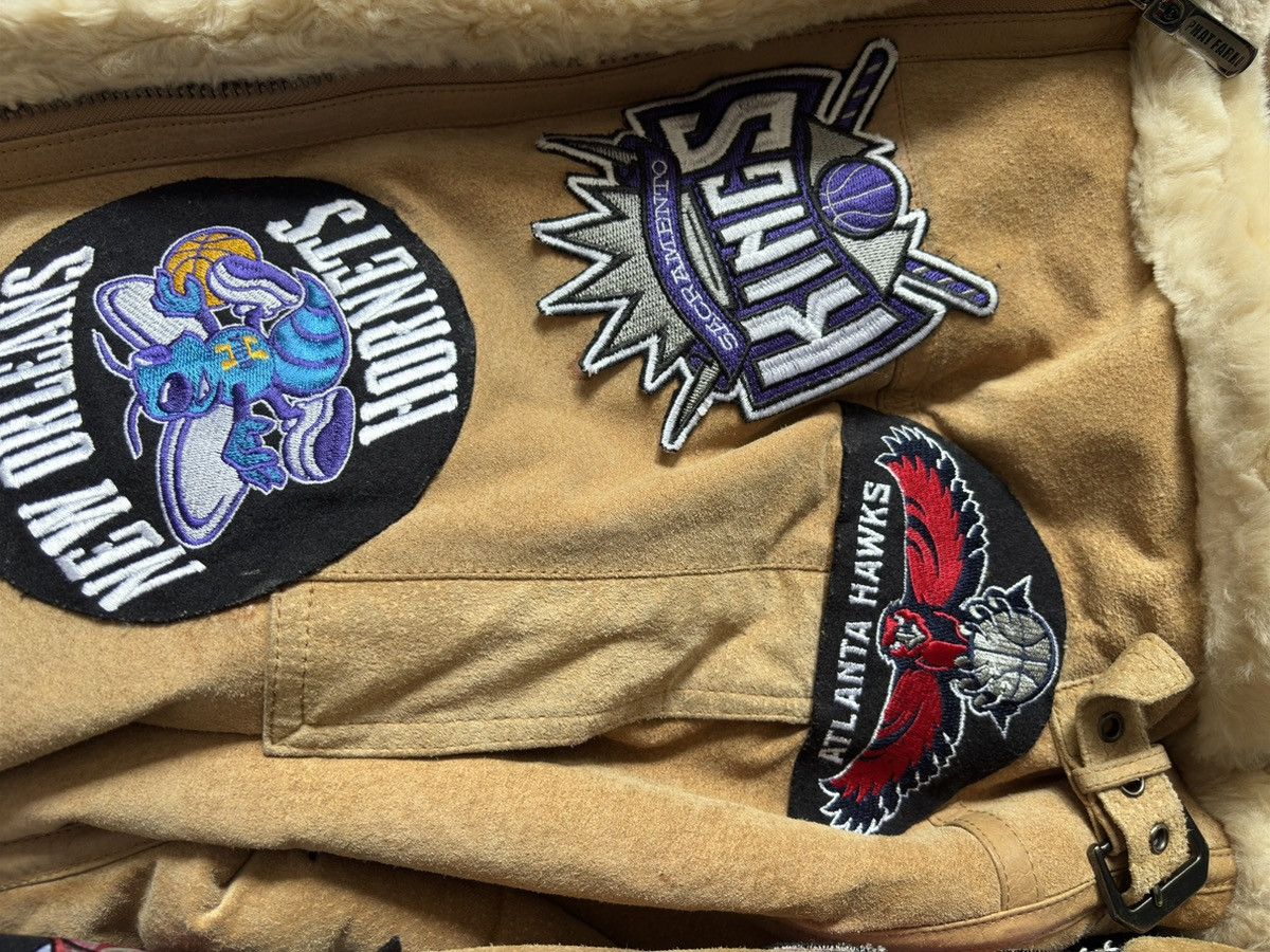 JH Design × Jeff Hamilton × NBA Rare Jeff Hamilton x Phat Farm NBA Leather Jacket – All Team Size US XXL / EU 58 / 5 - 13 Thumbnail