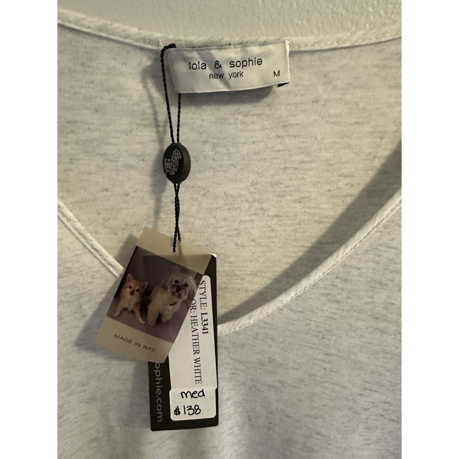 LOLA + SOPHIE Lola + Sophie NWT Women’s Heathered Pullover Size M (Flaw) Size M / US 6-8 / IT 42-44 - 2 Thumbnail