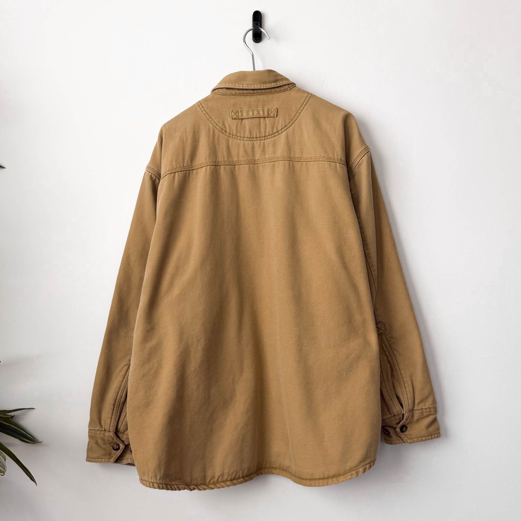Duluth Trading Duck Canvas Blanket Lined Workwear Jacket