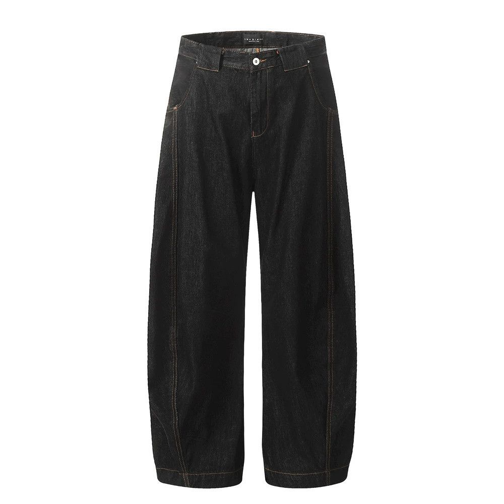 Vintage Men's loose wide-leg patchwork vintage scimitar jeans Size US 32 / EU 48 - 1 Thumbnail